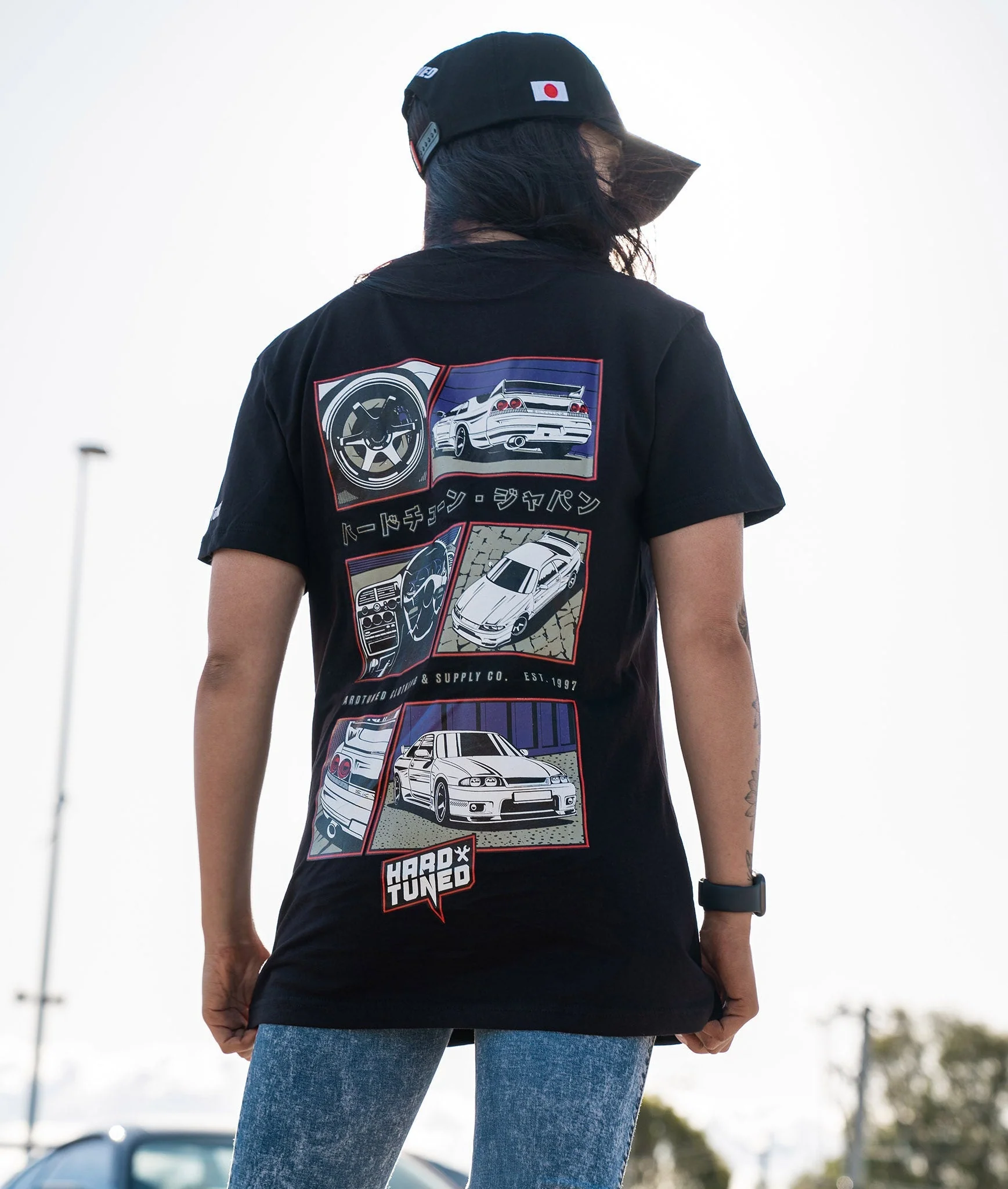 Nissan R33 GTR Fragment Womens Tee - Image 2