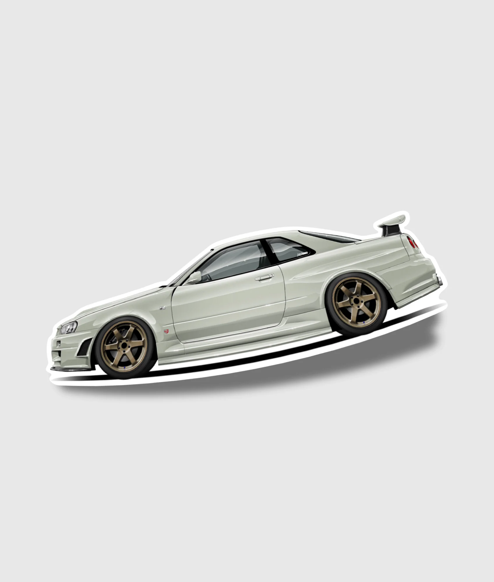 Nissan R34 Skyline Sticker - Image 4