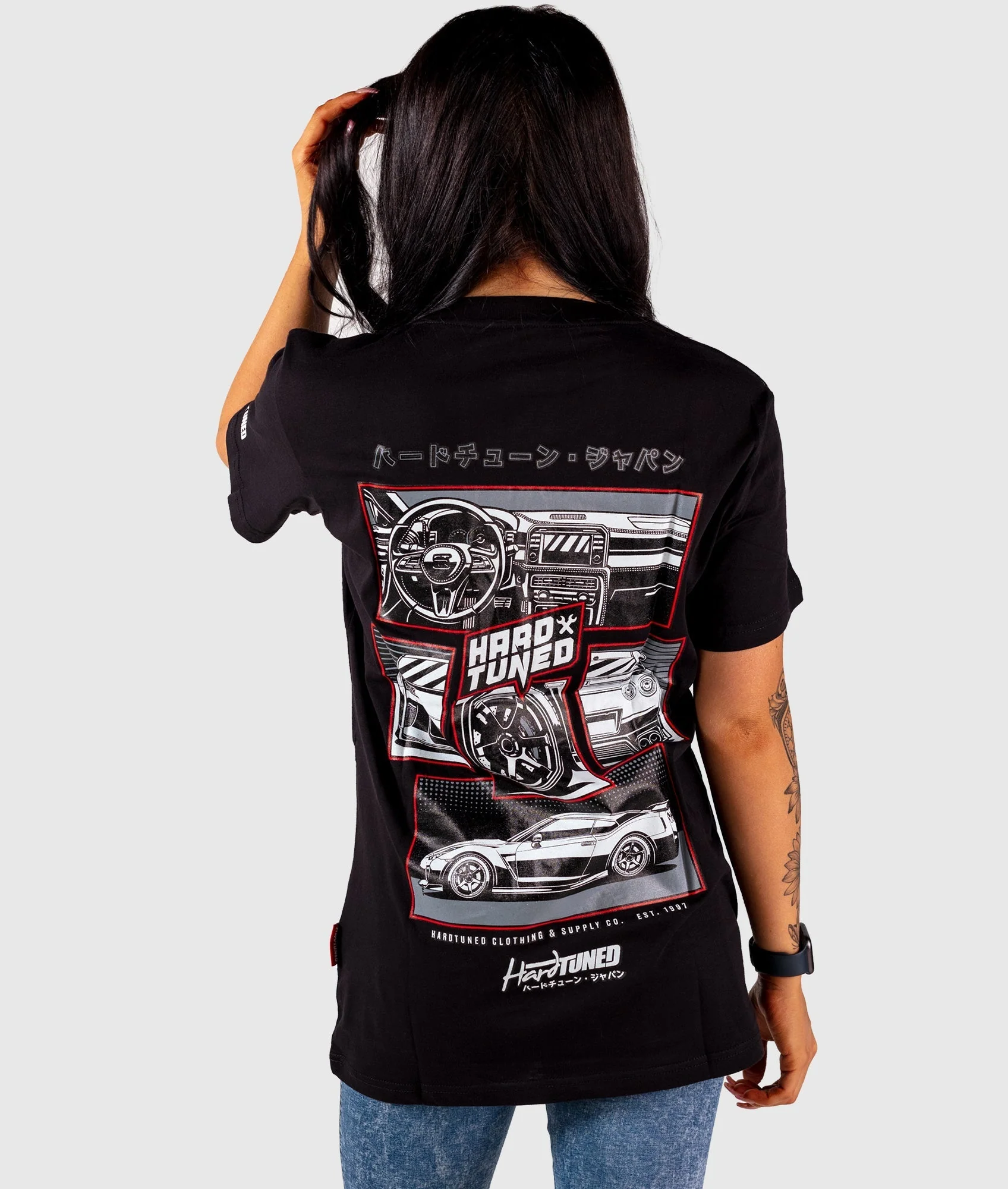 Nissan R35 GTR Fragment Womens Tee - Image 4
