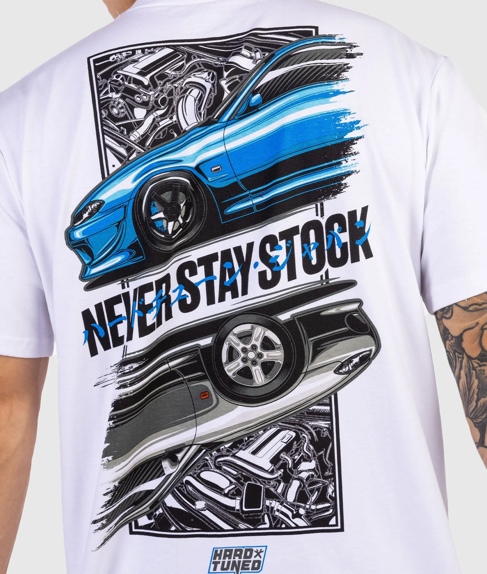 Nissan Silvia S15 Never Stay Stock Tee - Image 4