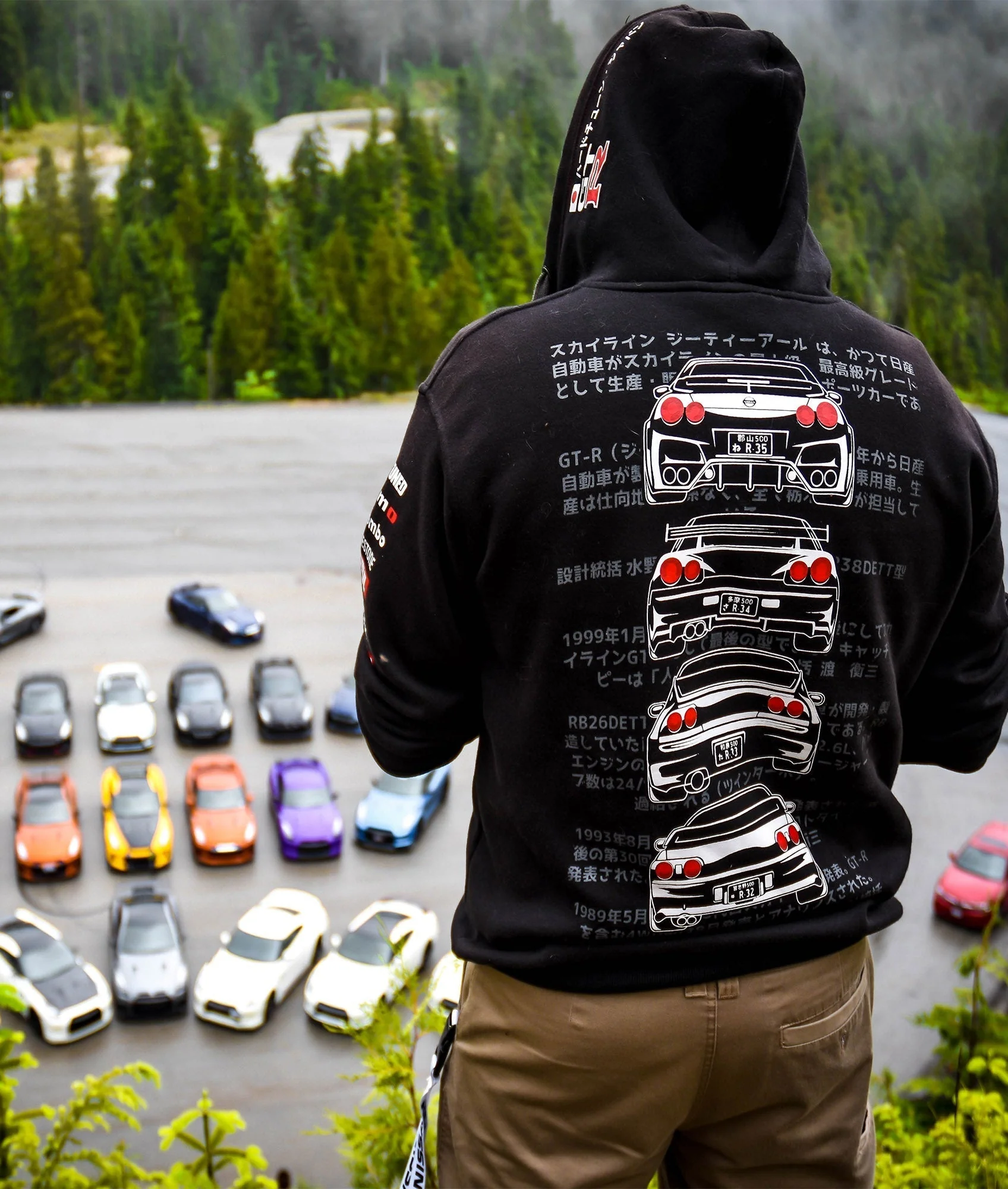 Nissan Skyline GTR Pullover Hoodie - Image 2