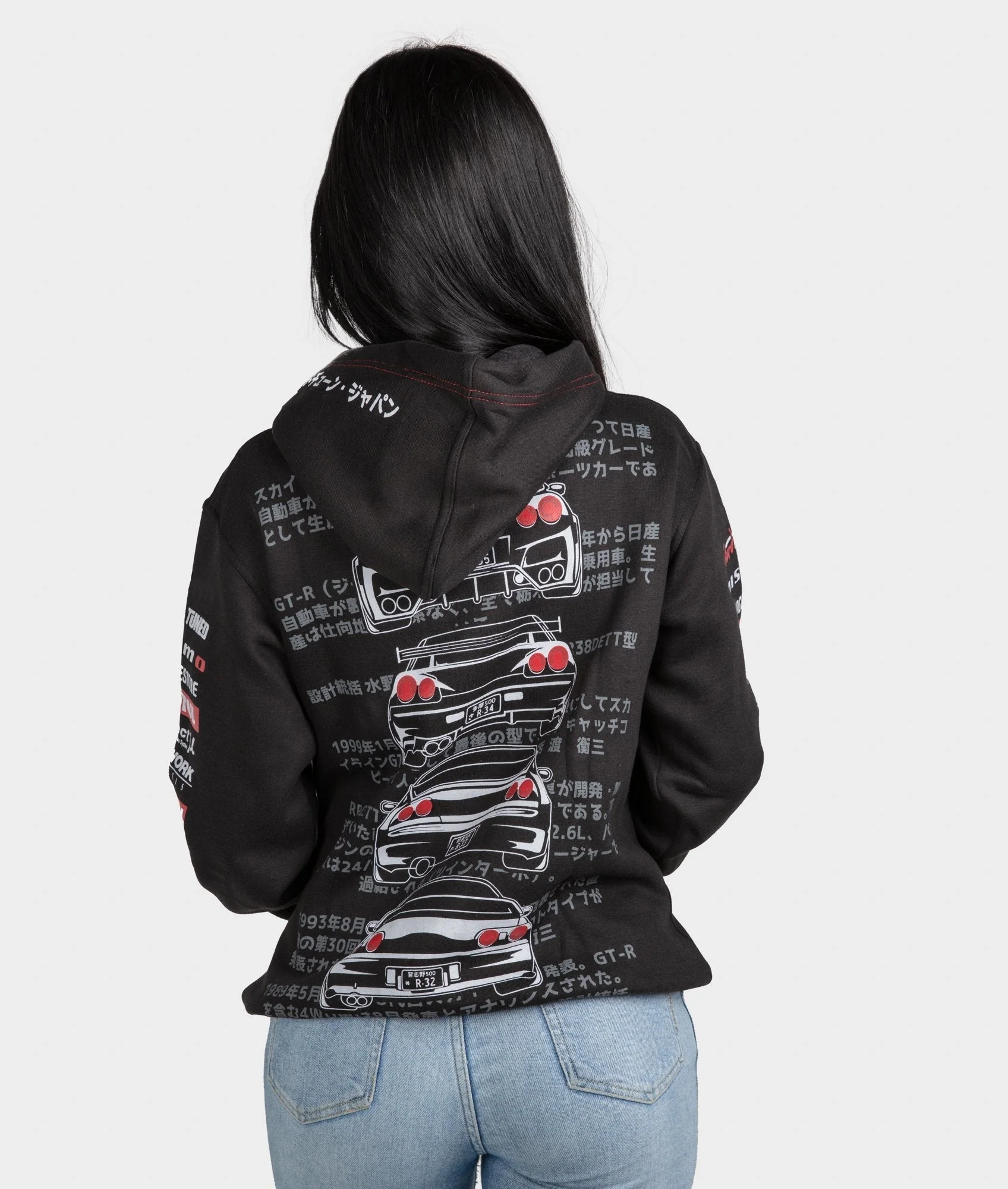 Nissan Skyline GTR Womens Pullover - Image 3