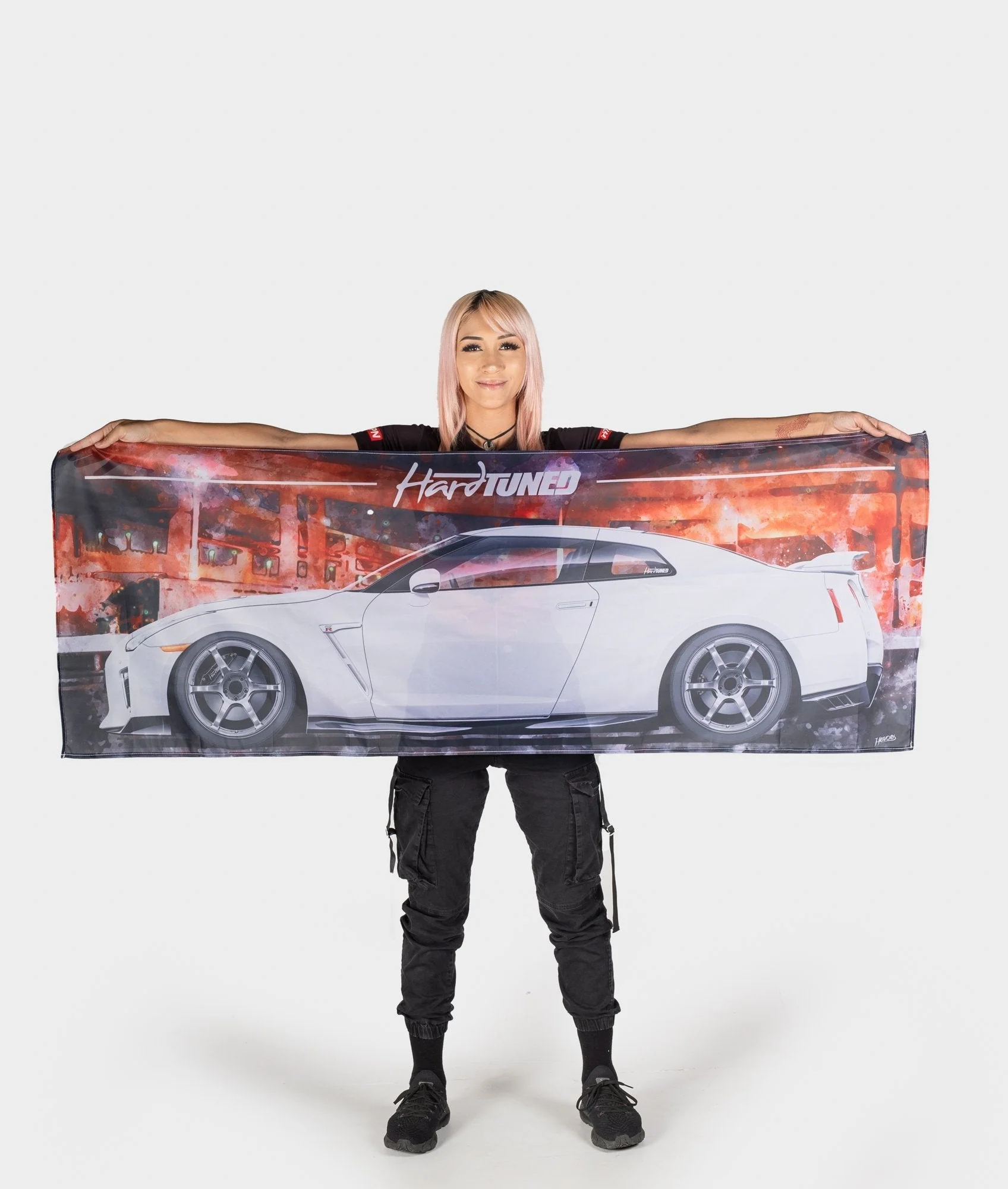 Nissan Skyline R35 GTR Garage Flag