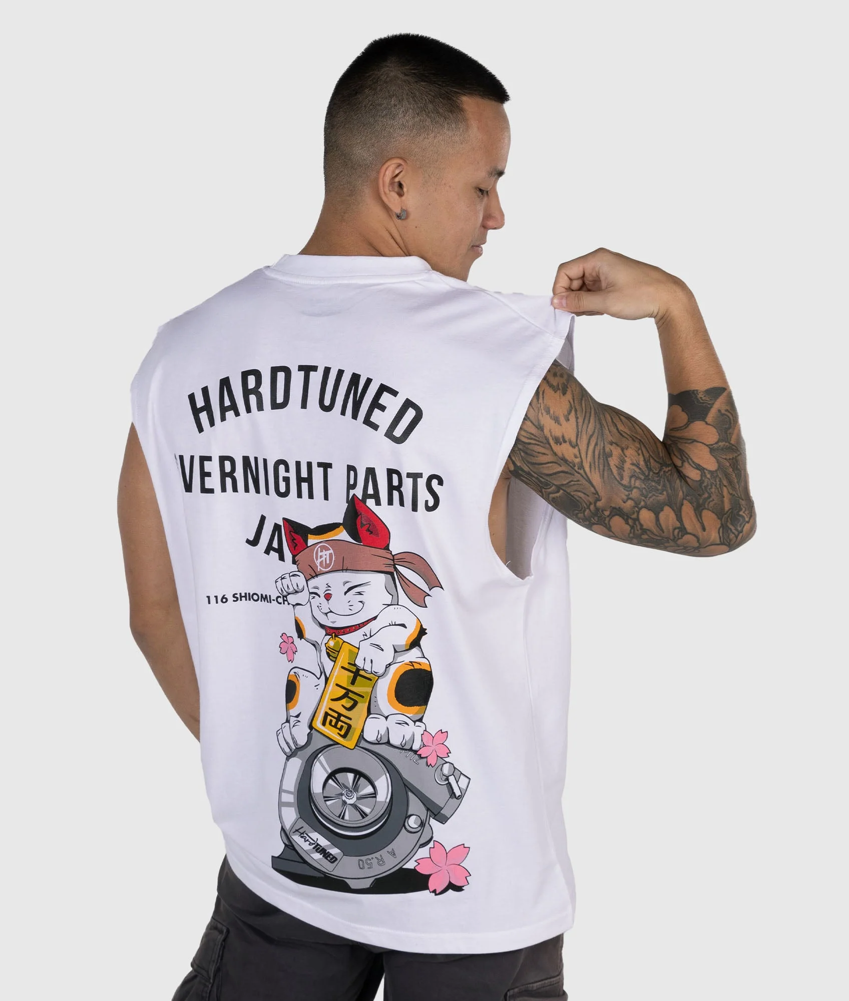 Overnight Parts Kitty Tank Top - Image 3