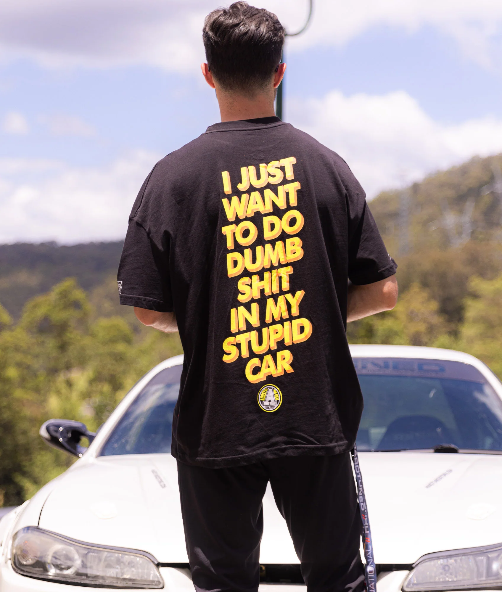 Oversized Stupid Car Tee - Image 7