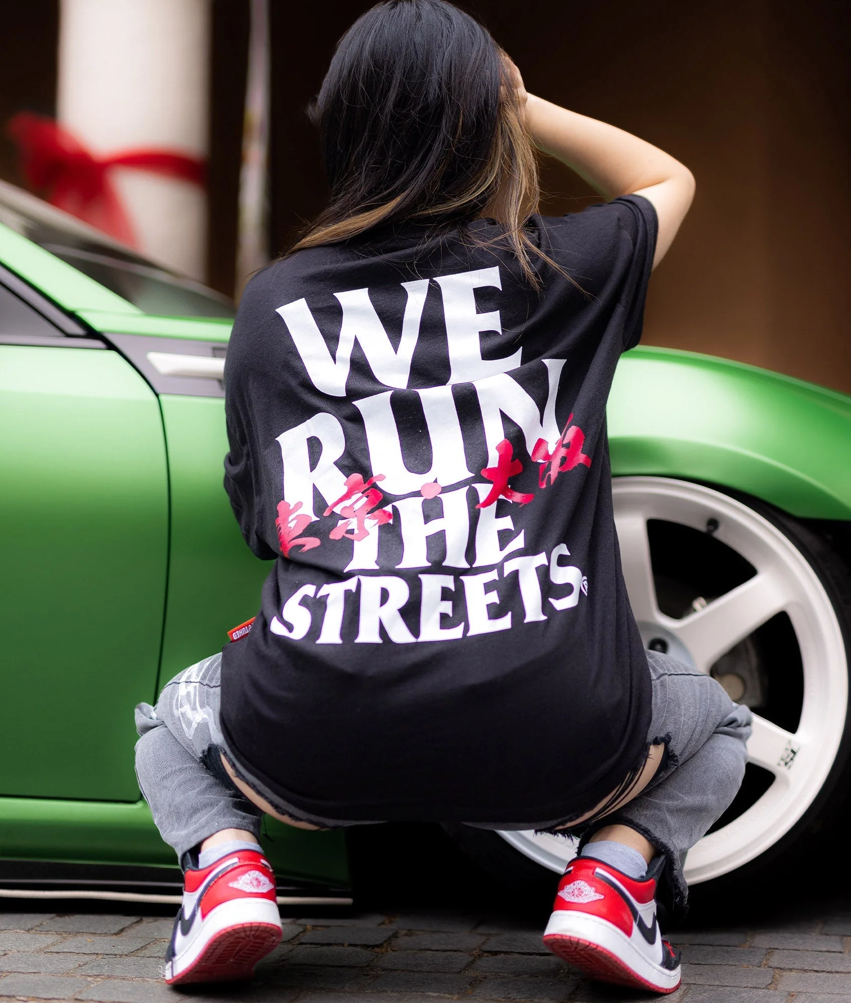 Oversized We Run The Streets Tee - Image 2