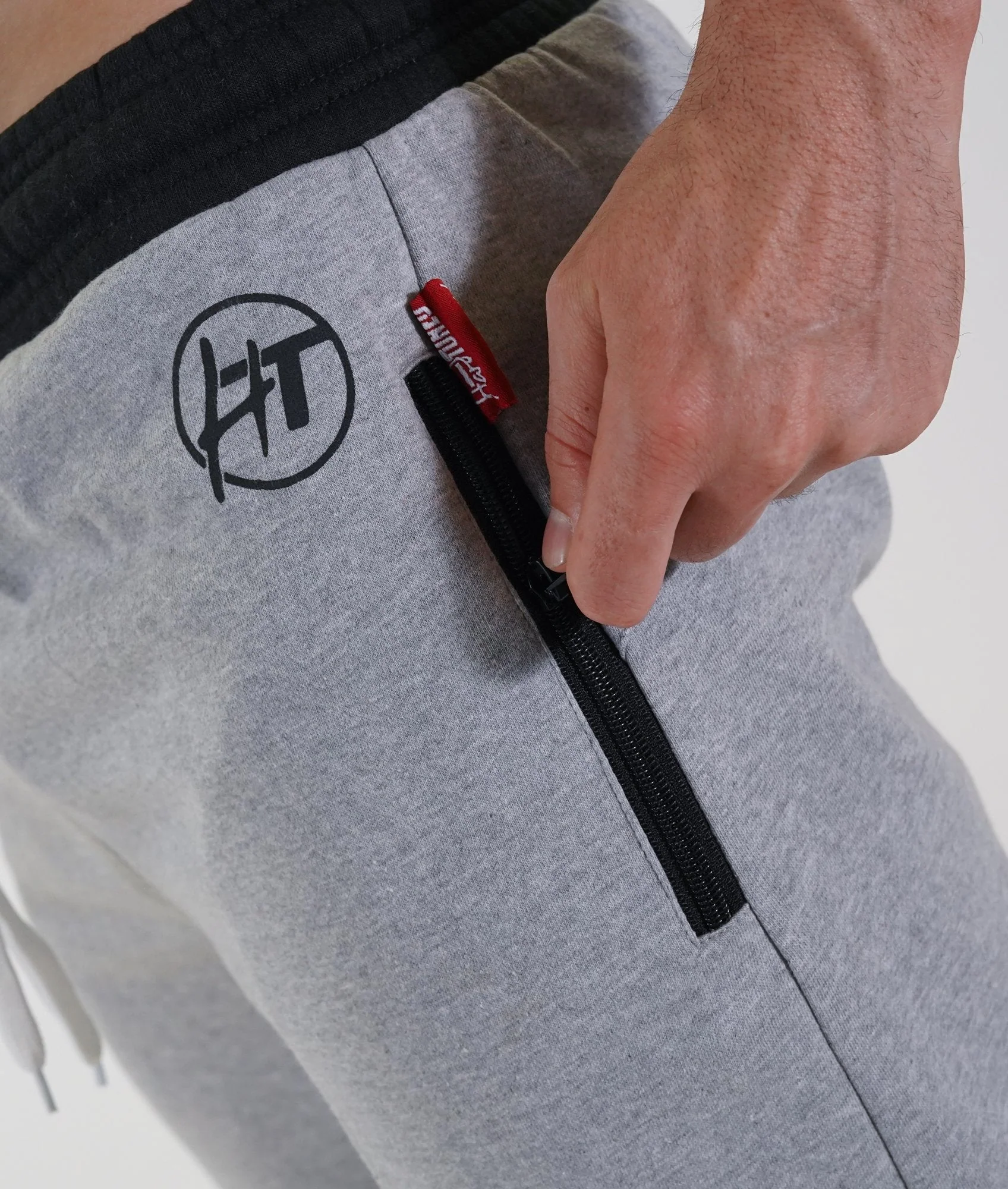 Mens Power Over Track Pants - Gray - Image 5