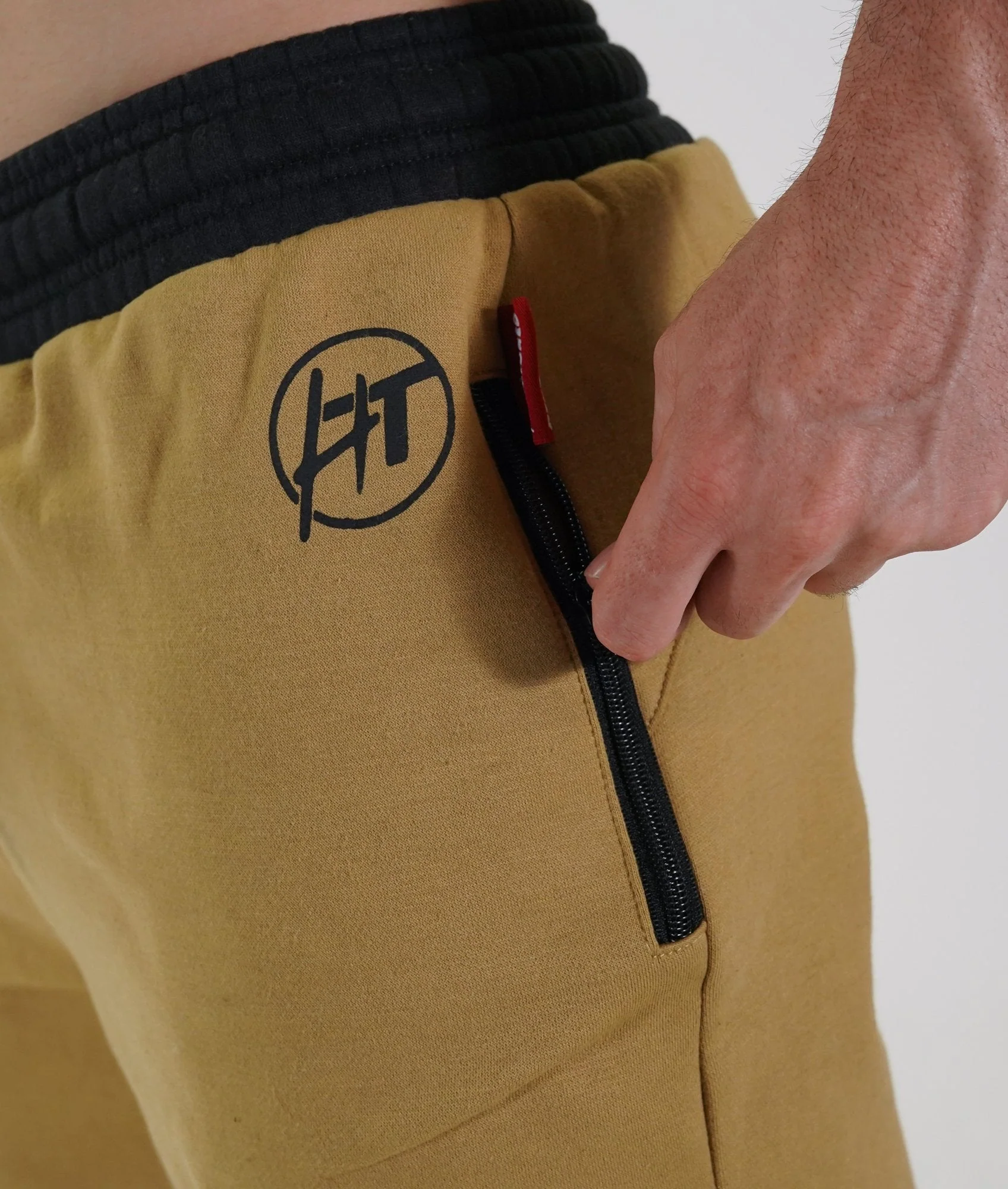 Mens Power Over Track Pants - Tan - Image 6
