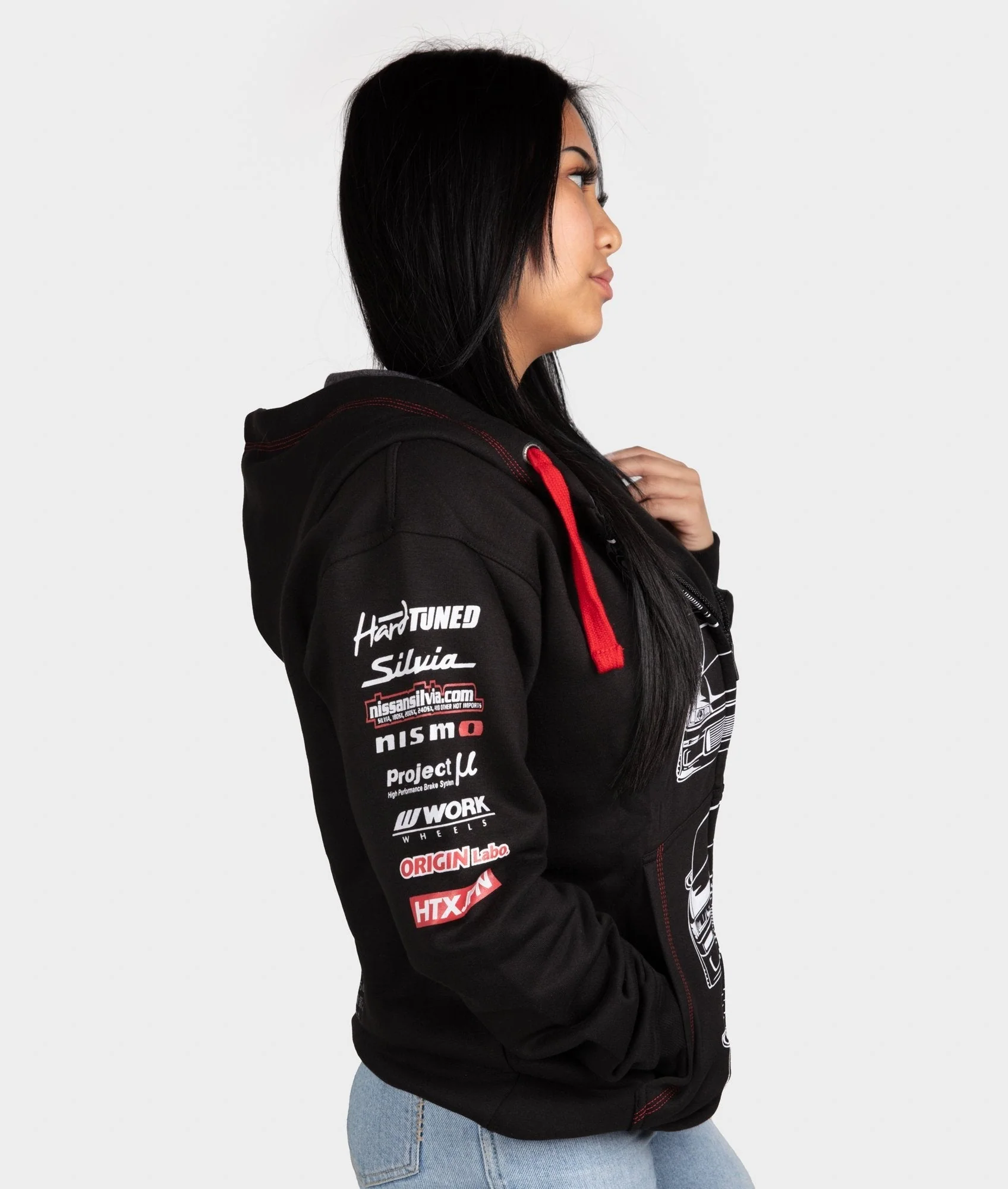 Nissan Silvia Womens Hoodie - Image 3