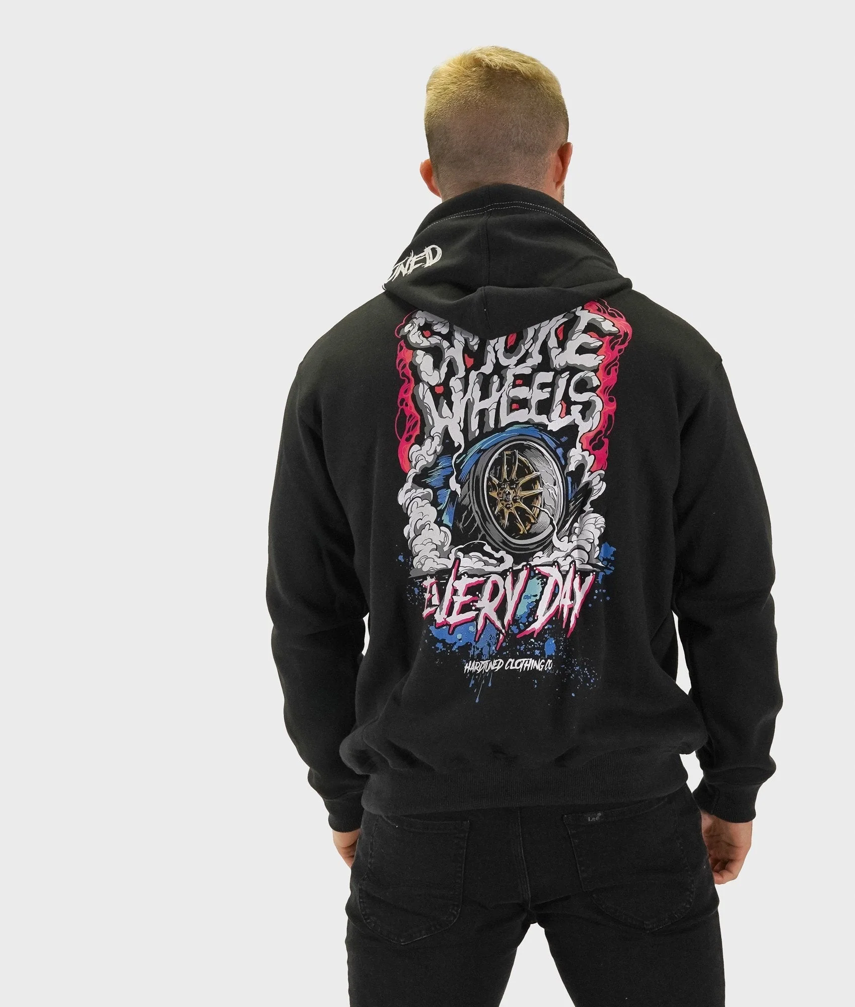 Smoke Wheels Hoodie - Image 6