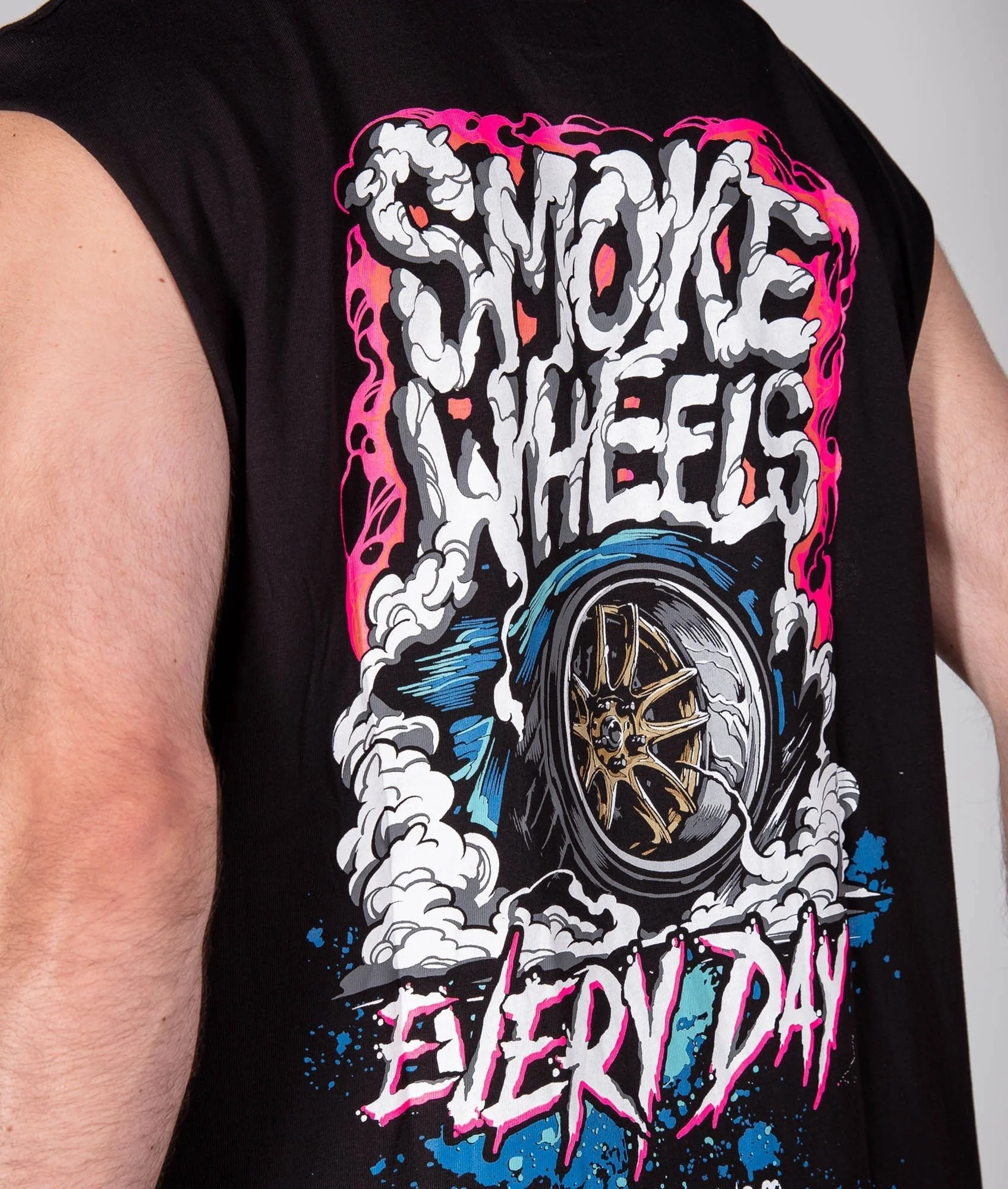 Smoke Wheels Tank Top - Image 3