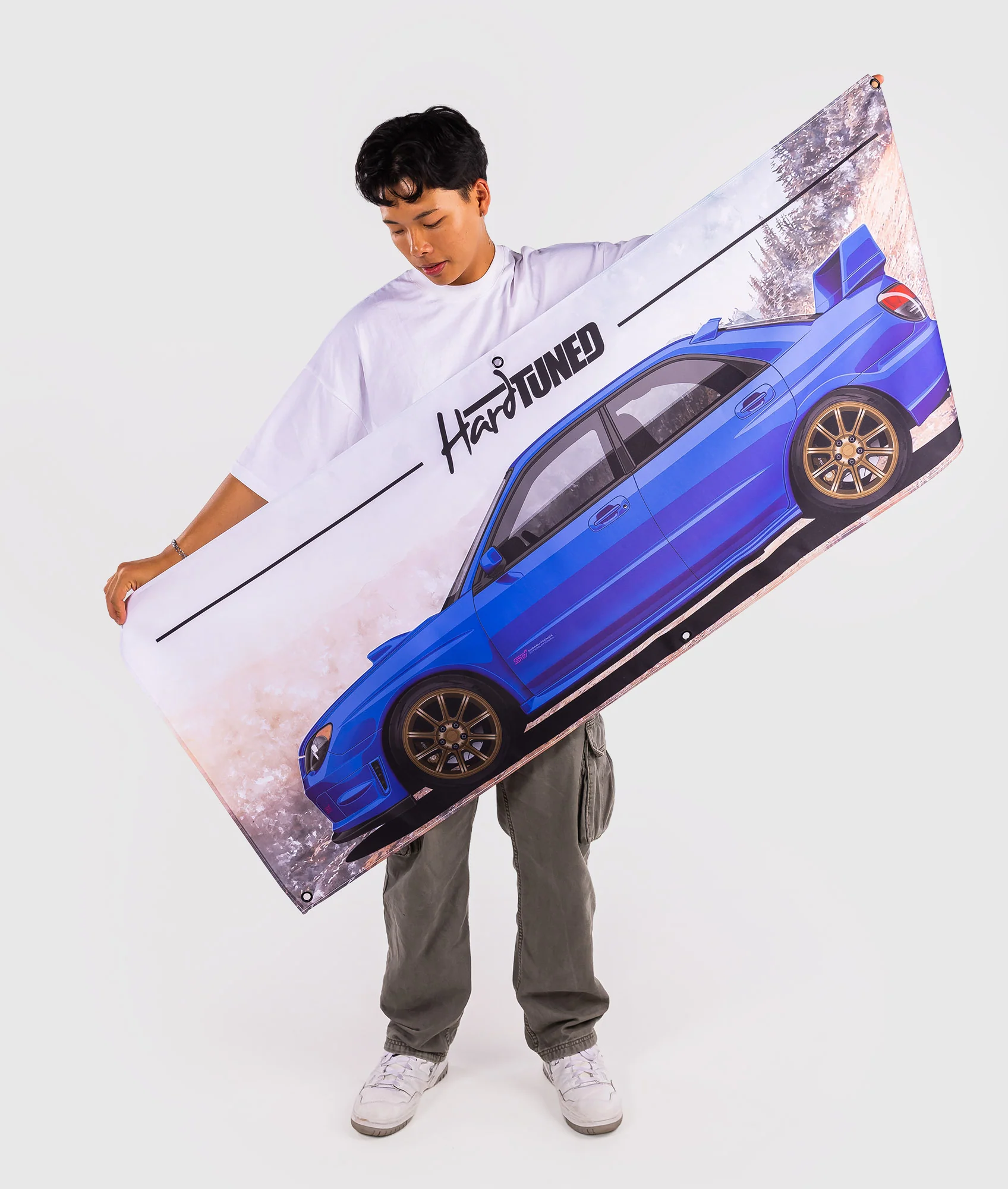 Subaru Hawkeye Garage Flag - Image 2