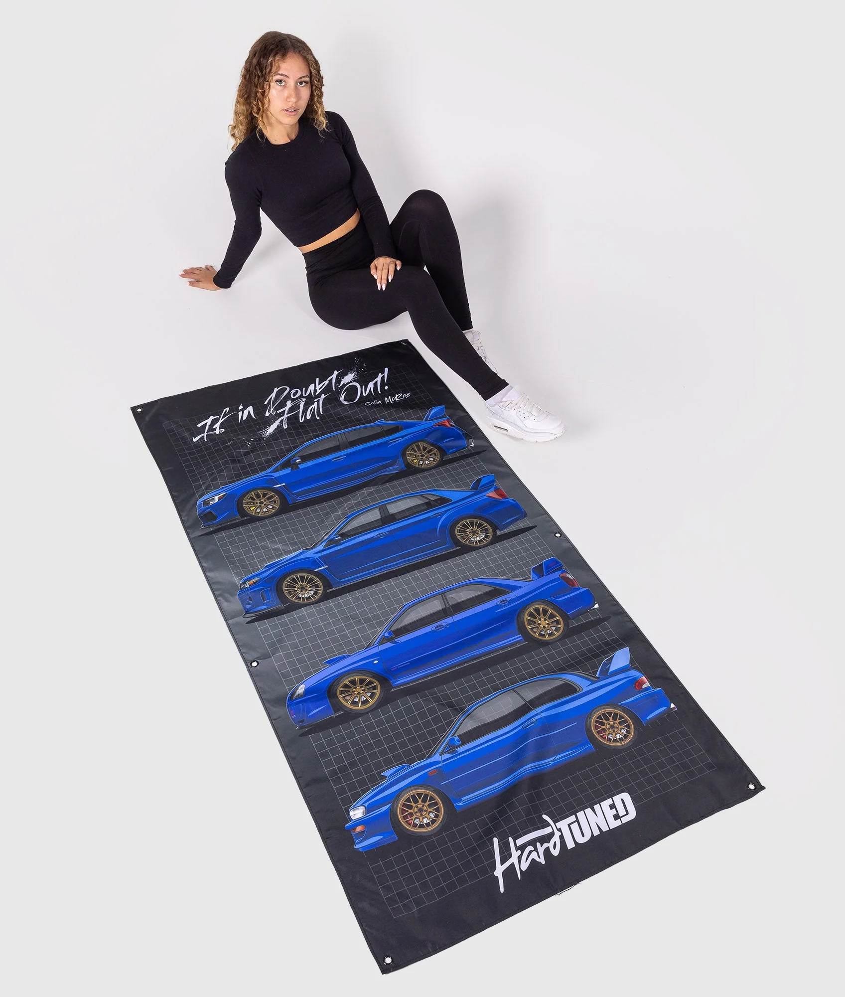 Subaru WRX Generations Garage Flag - Image 5