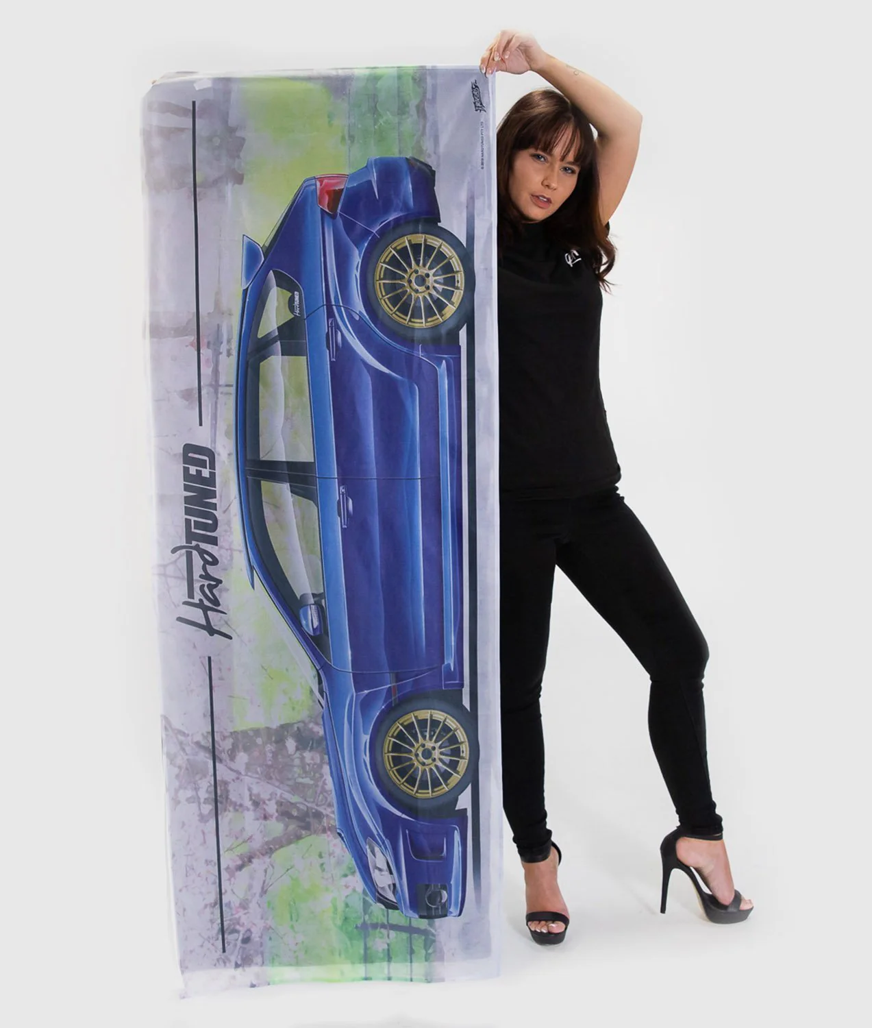 Subaru WRX Hatch Garage Flag - Image 2