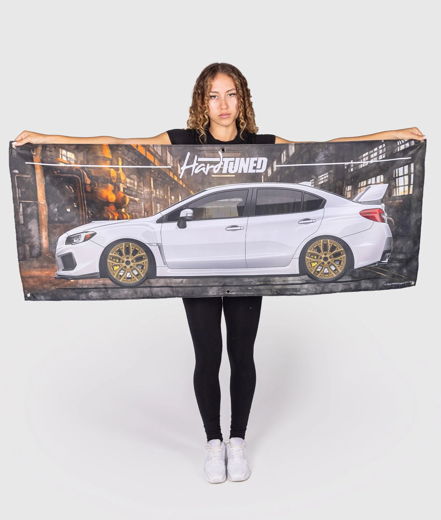Subaru WRX STI 2018 Garage Flag - Image 2