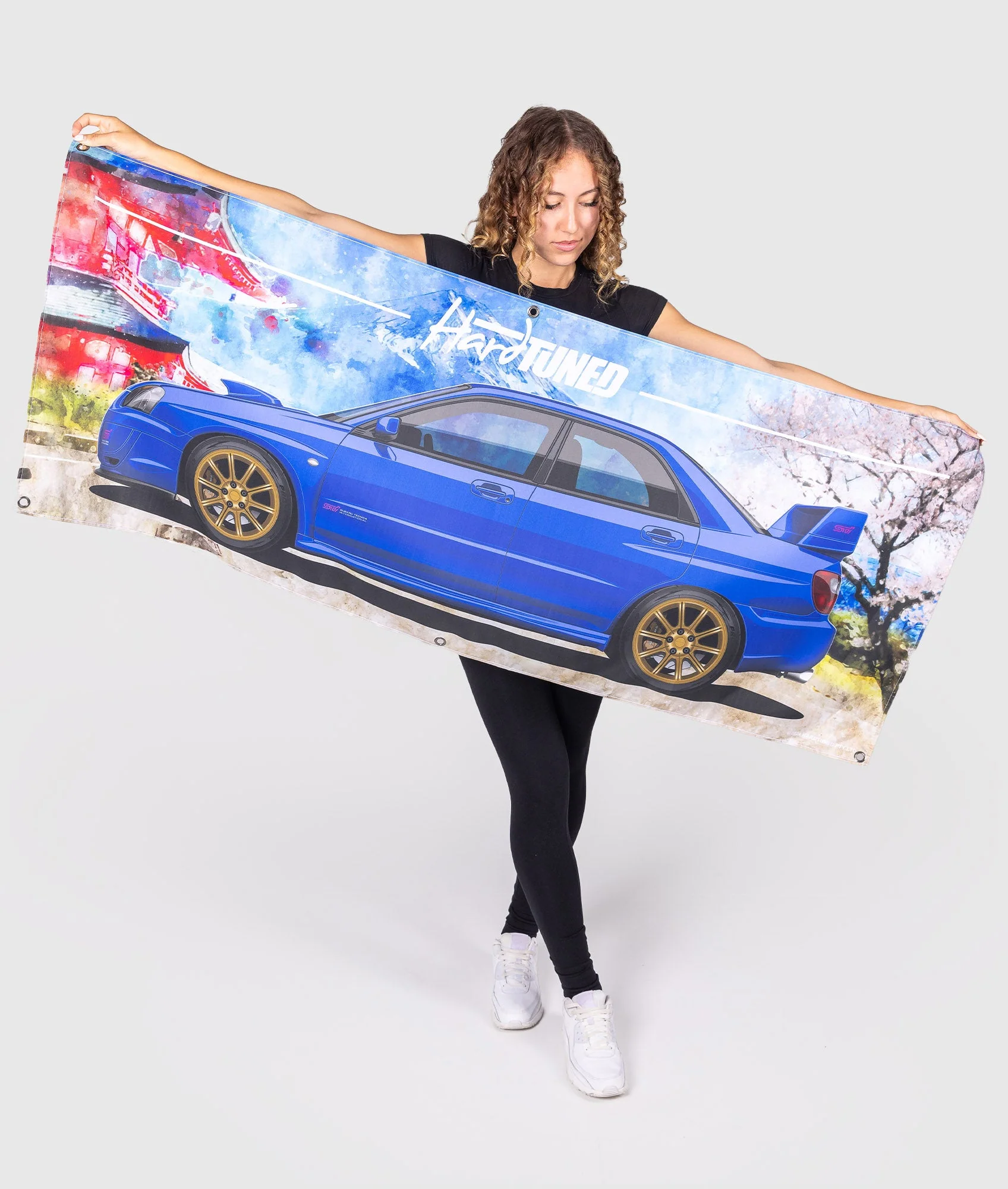 Subaru WRX STI Blobeye Garage Flag - Image 2