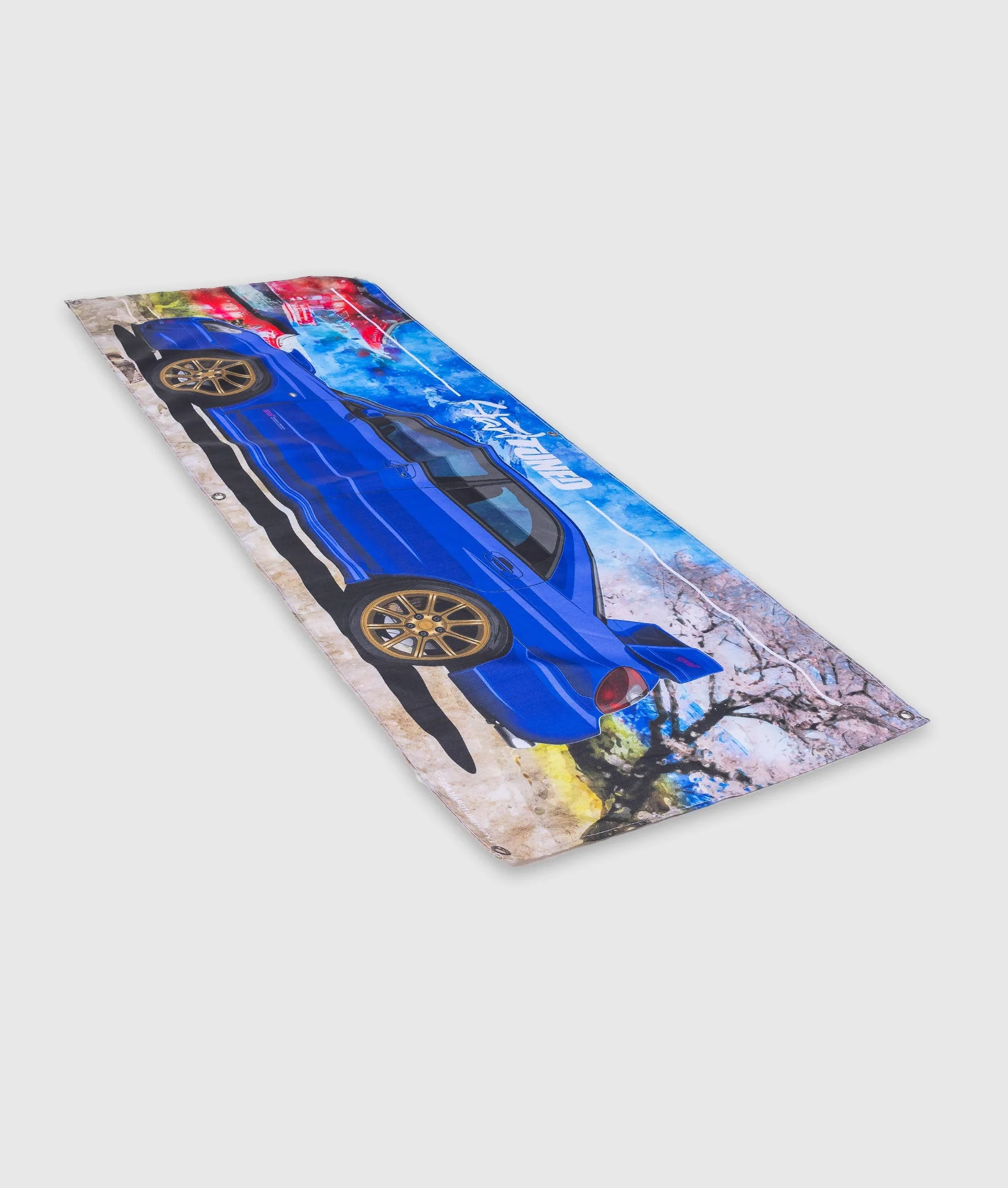 Subaru WRX STI Blobeye Garage Flag - Image 4