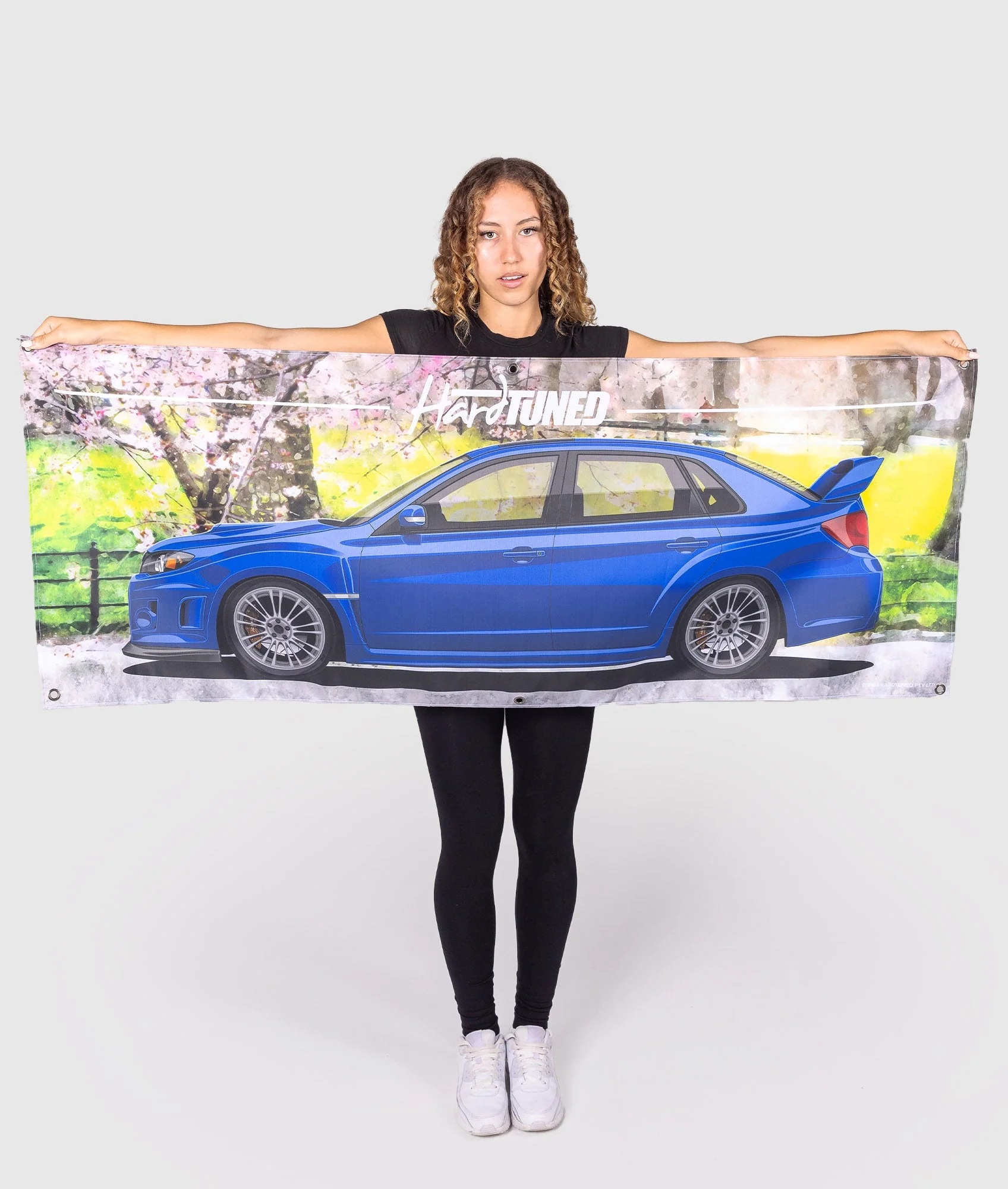 Subaru WRX STI GV Garage Flag - Image 2