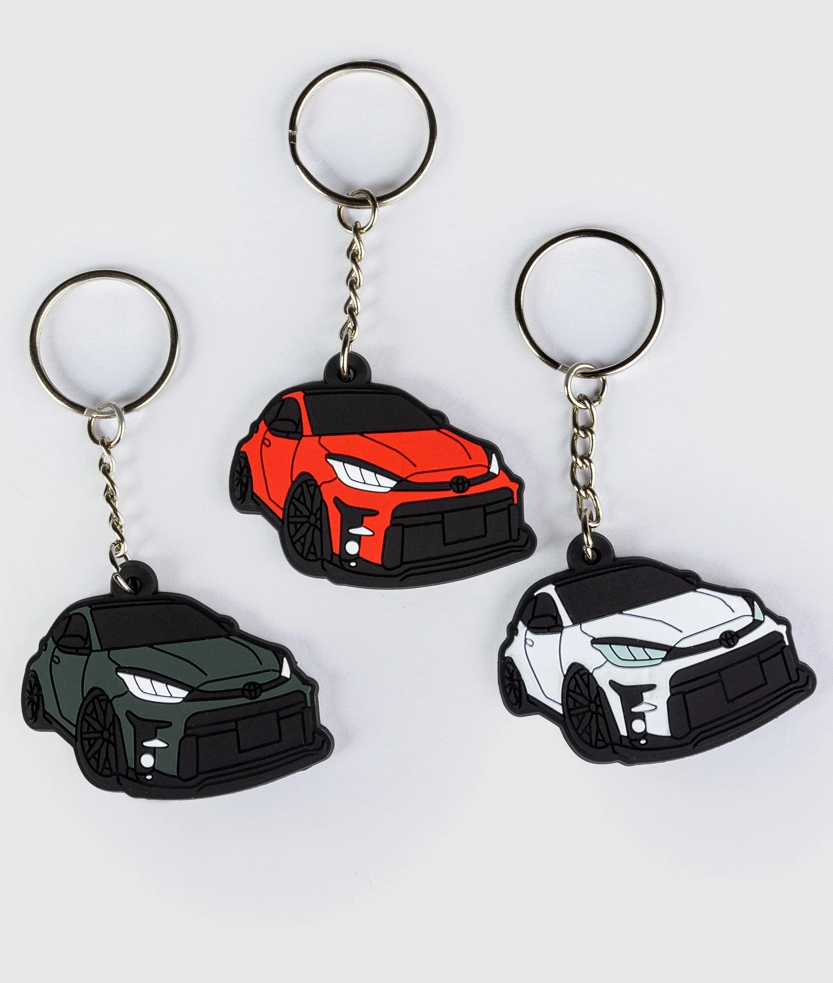 Toyota GR Yaris Rubber Key Ring - Image 2