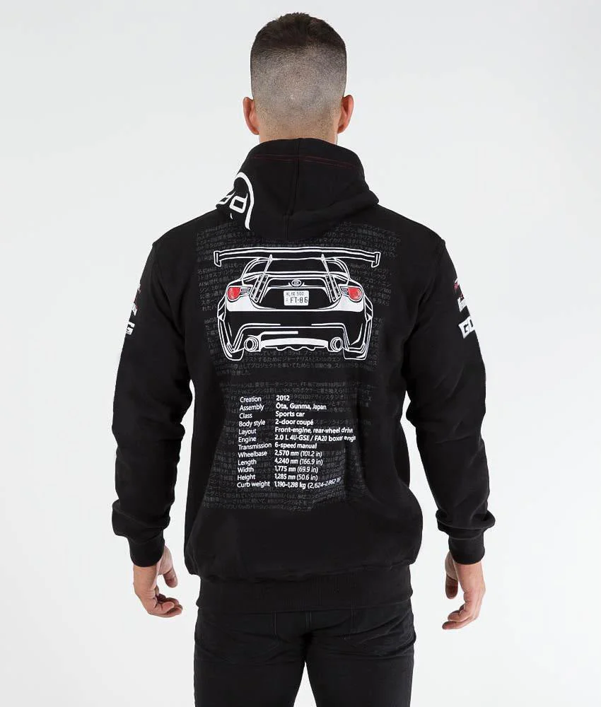 Toyota GT86 / Scion FRS / Subaru BRZ Hoodie - Image 2