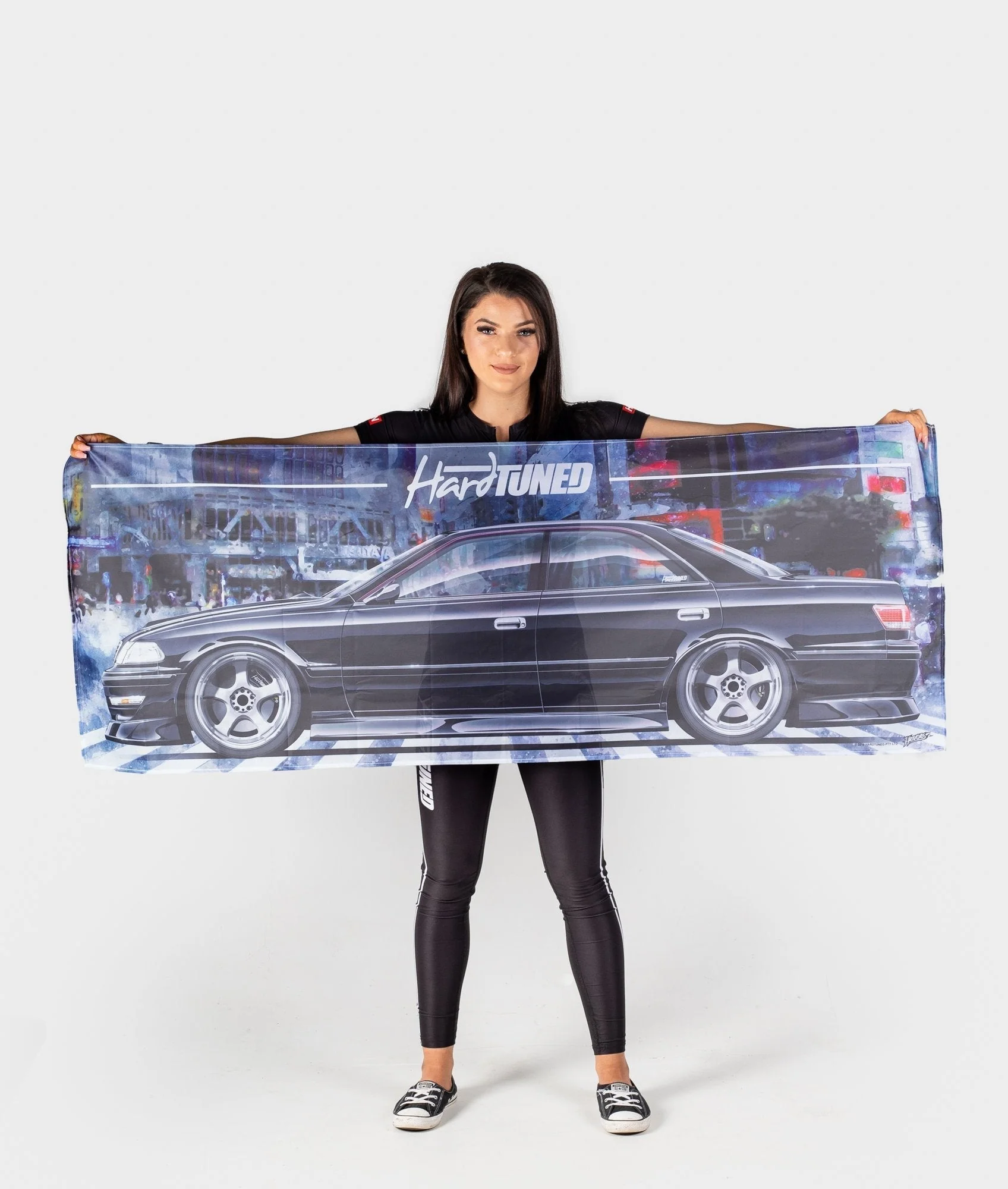 Toyota JZX100 Mark II Garage Flag - Image 2