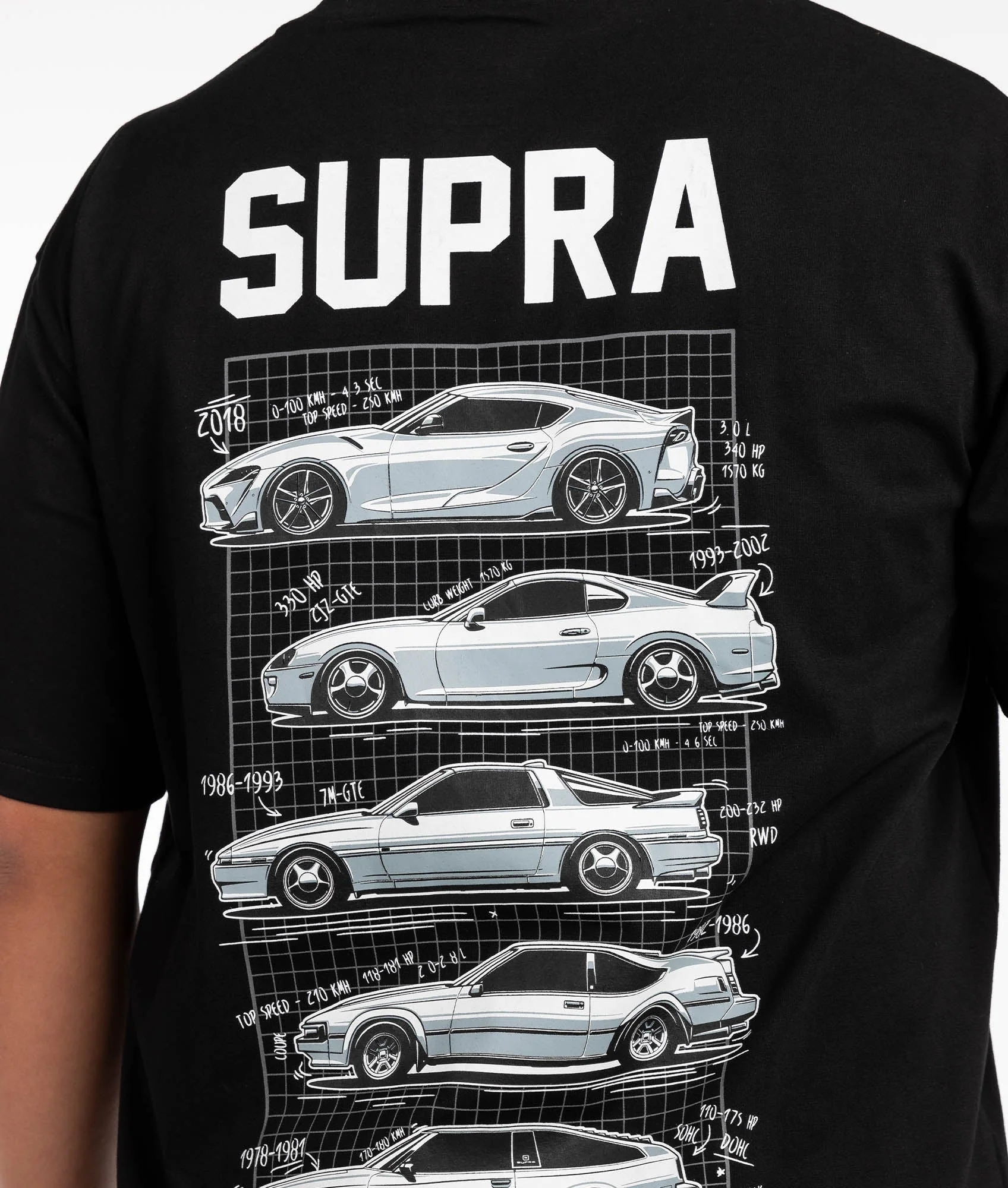Toyota Supra Generations Tee - Image 7