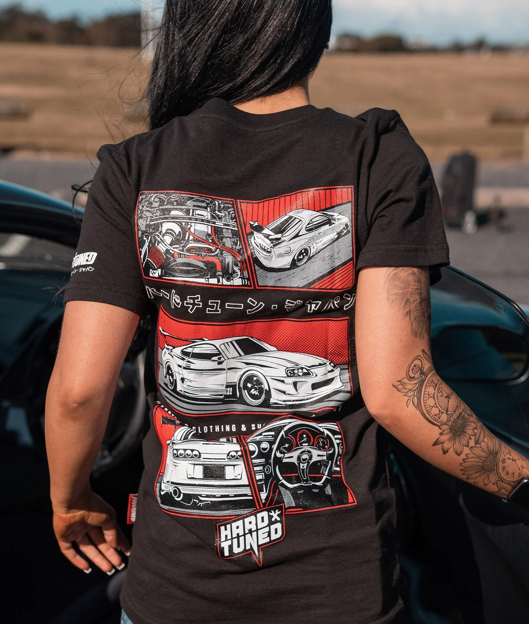 Toyota Supra MKIV Fragment Womens Tee - Image 2