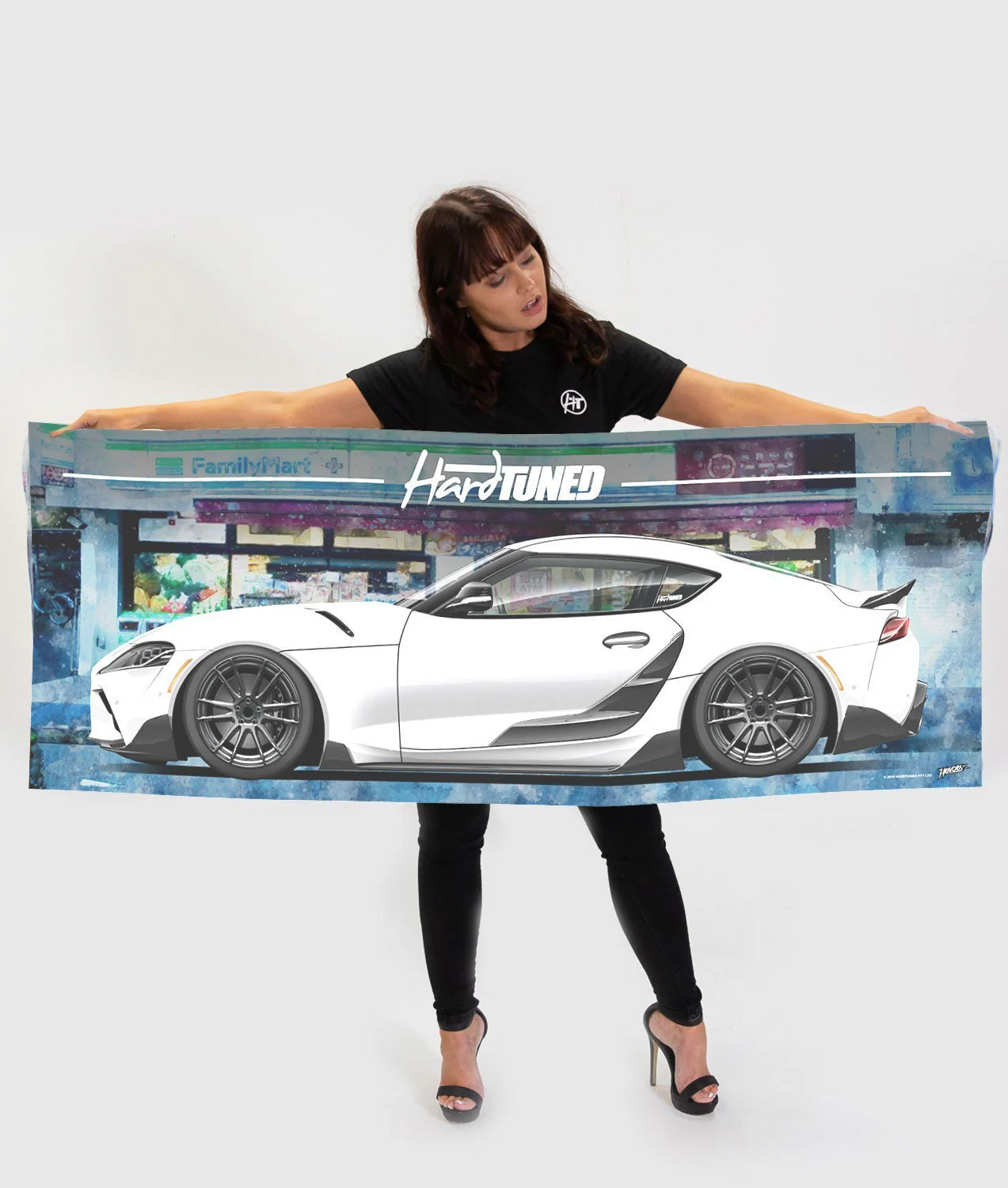 Toyota Supra MKV Garage Flag - Image 2
