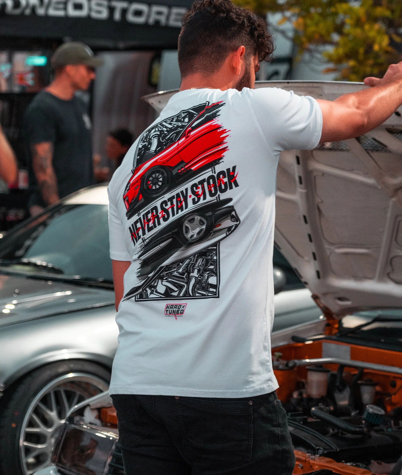 Toyota Supra Never Stay Stock Tee - Image 2
