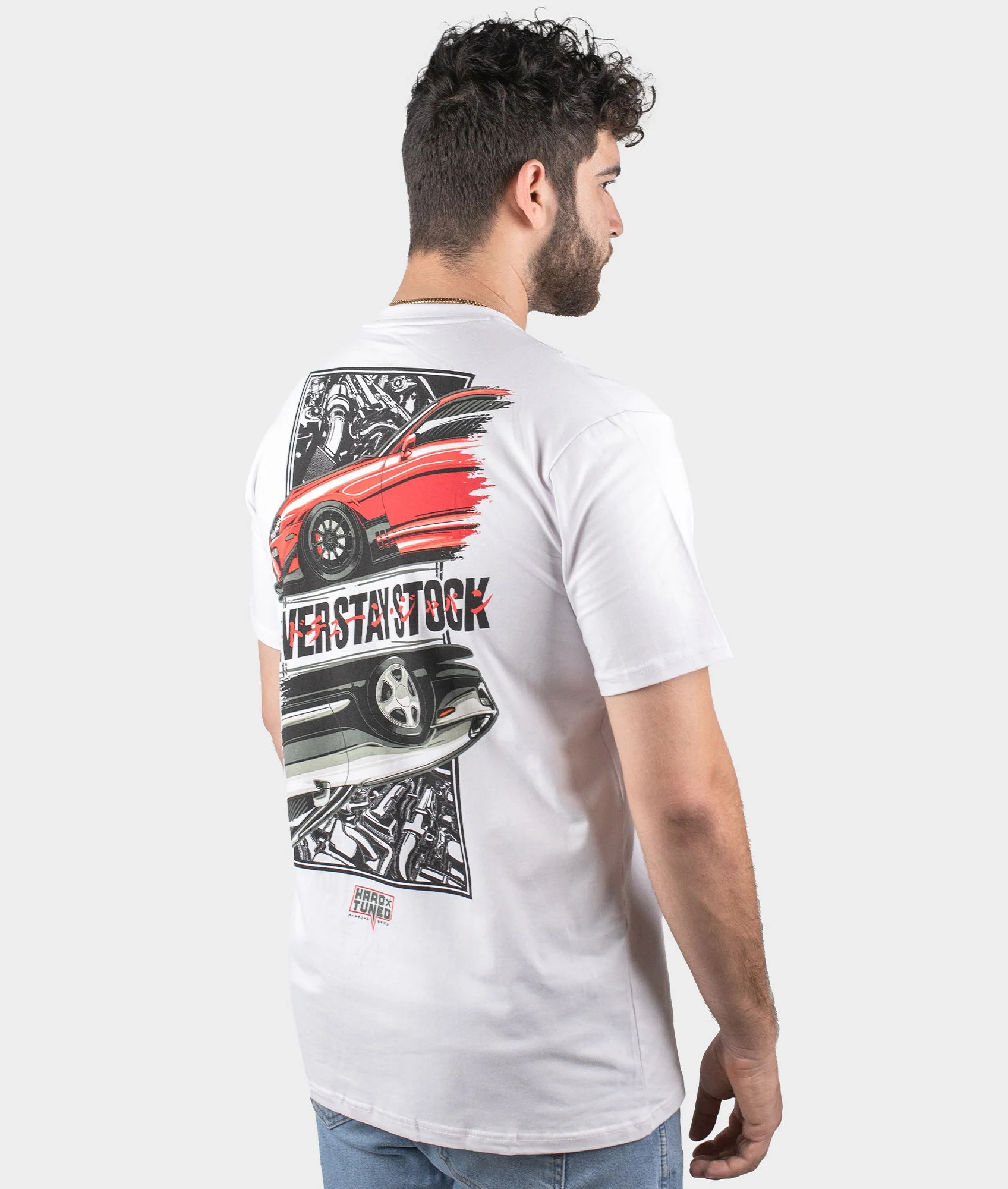 Toyota Supra Never Stay Stock Tee - Image 3