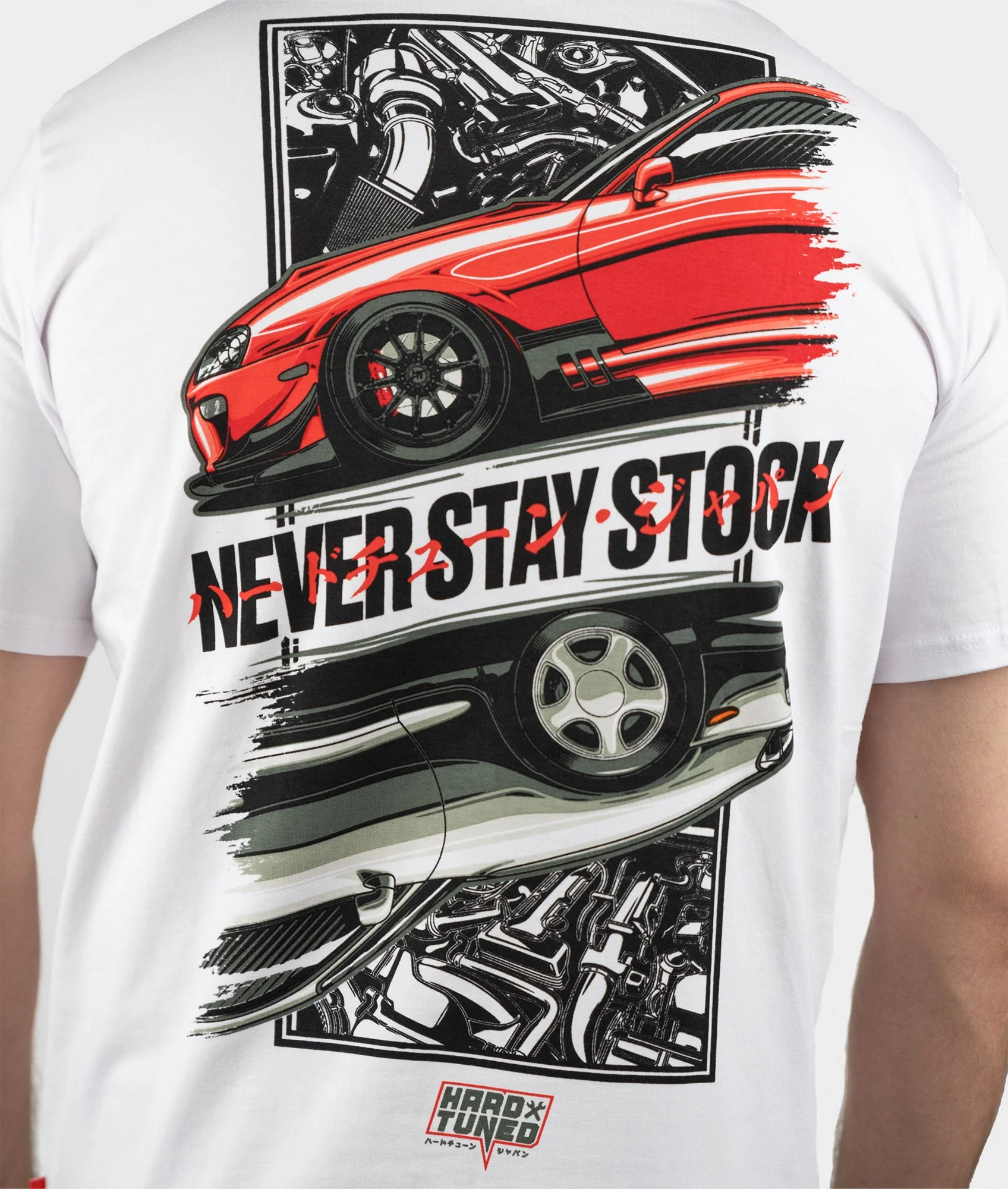 Toyota Supra Never Stay Stock Tee - Image 4