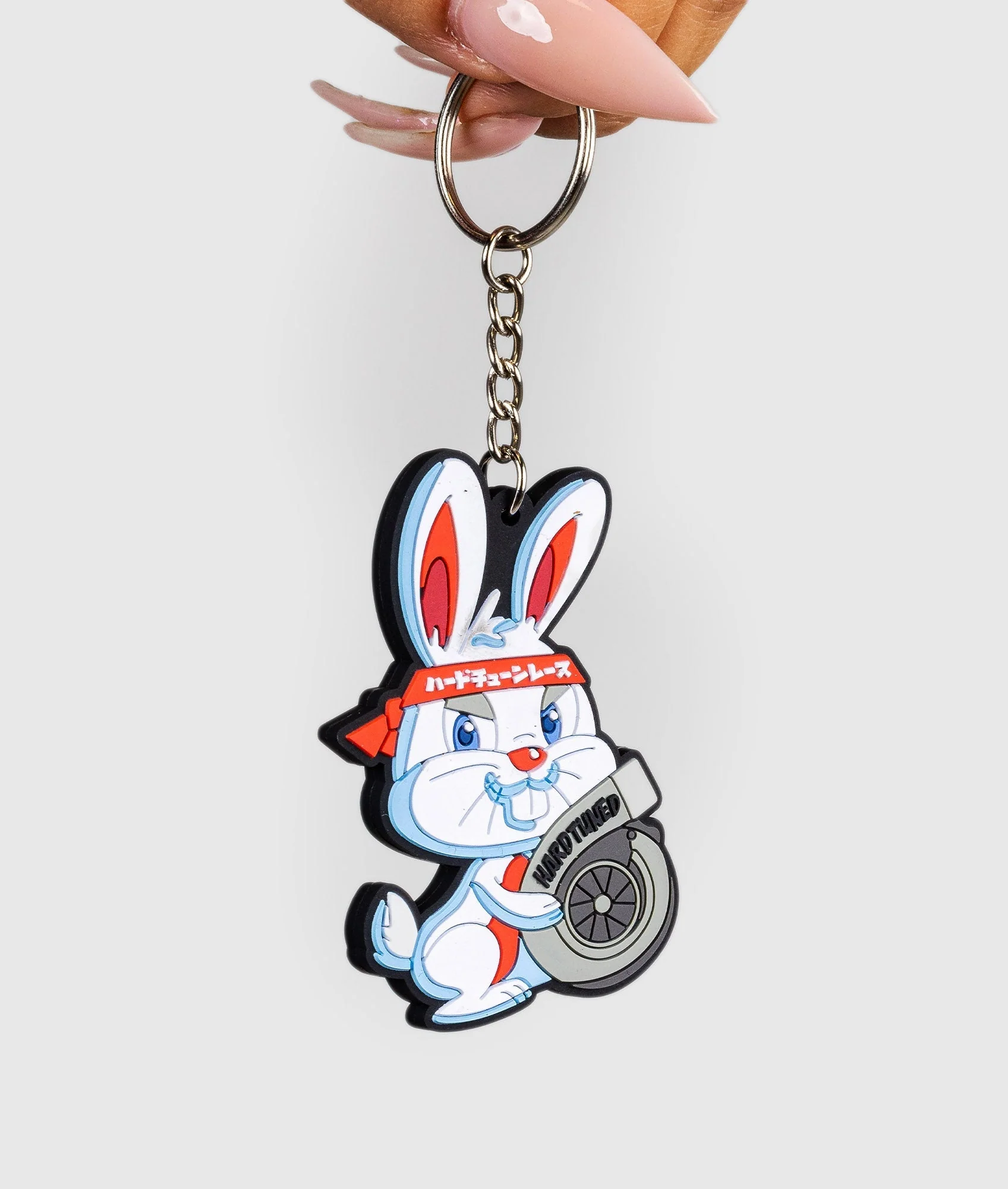 Turbo Bunny Rubber Key Ring - Image 2