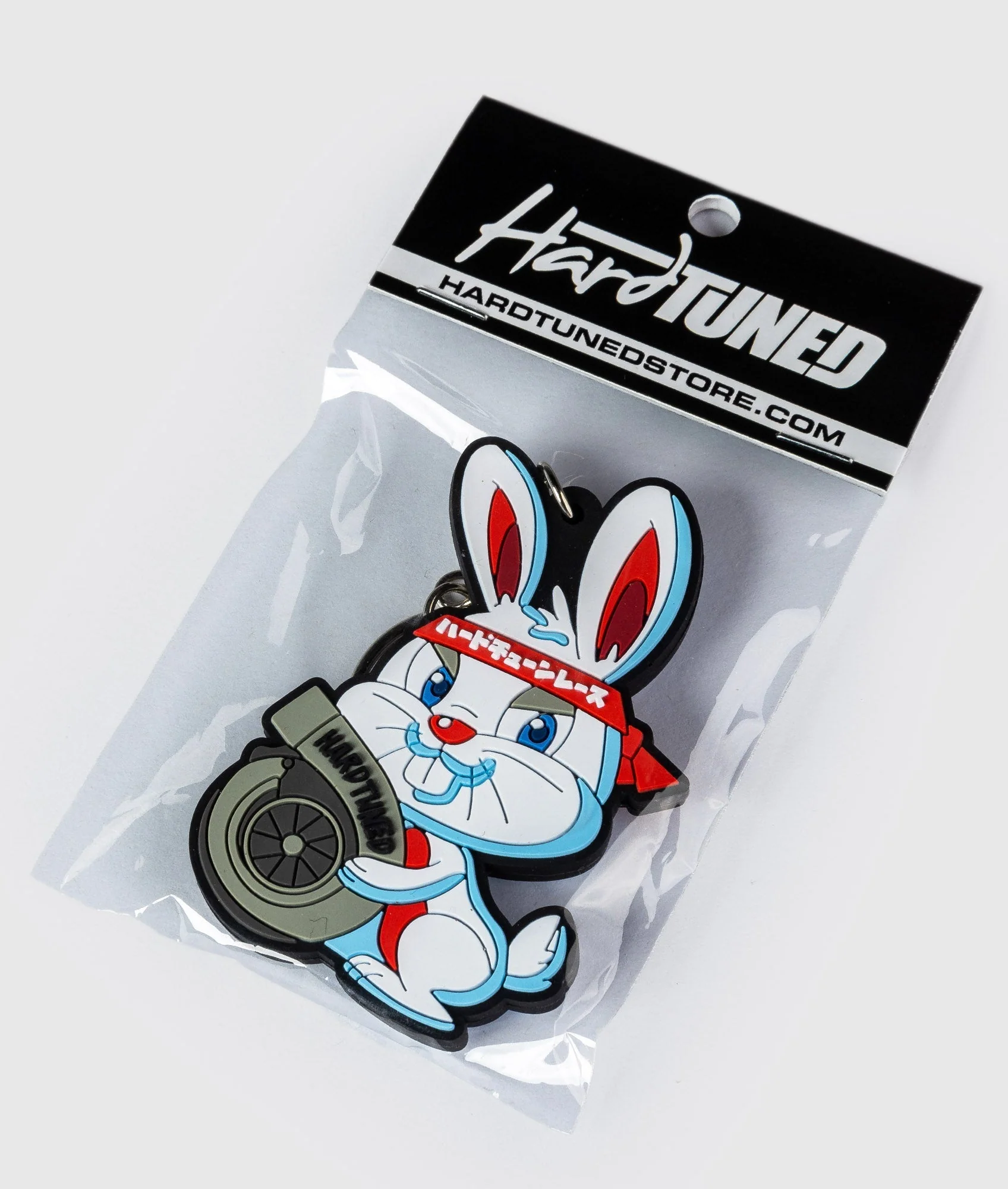 Turbo Bunny Rubber Key Ring - Image 3