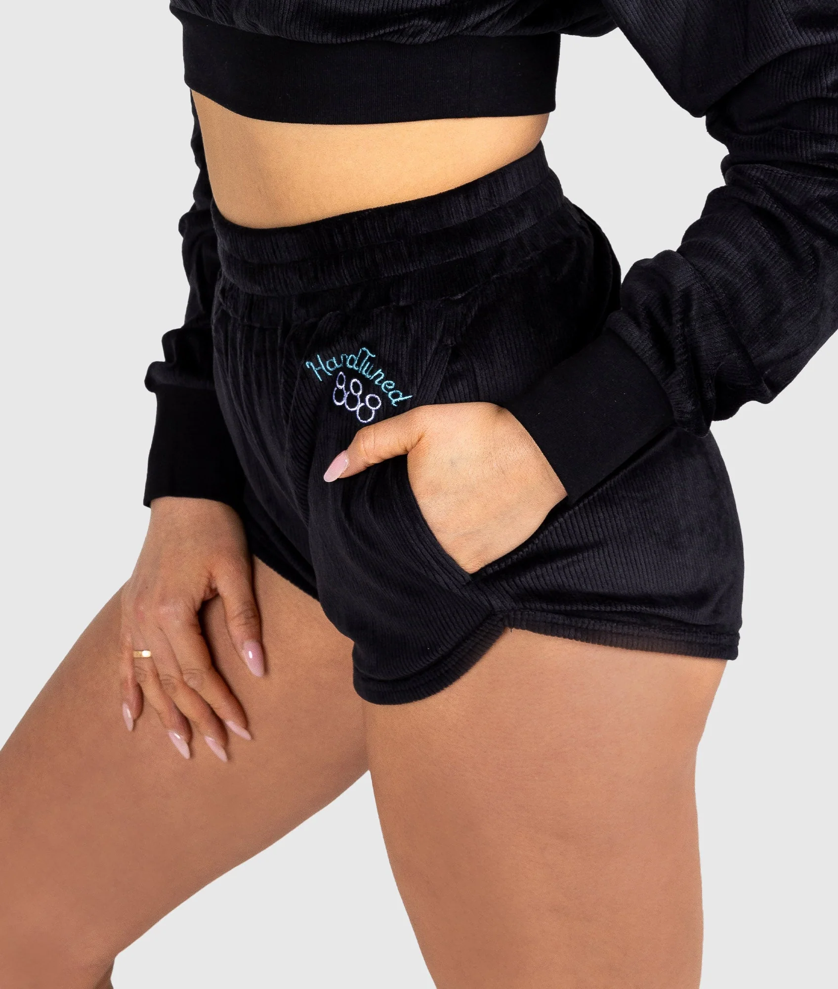 Lucky Kitty Corduroy Shorts - Image 3