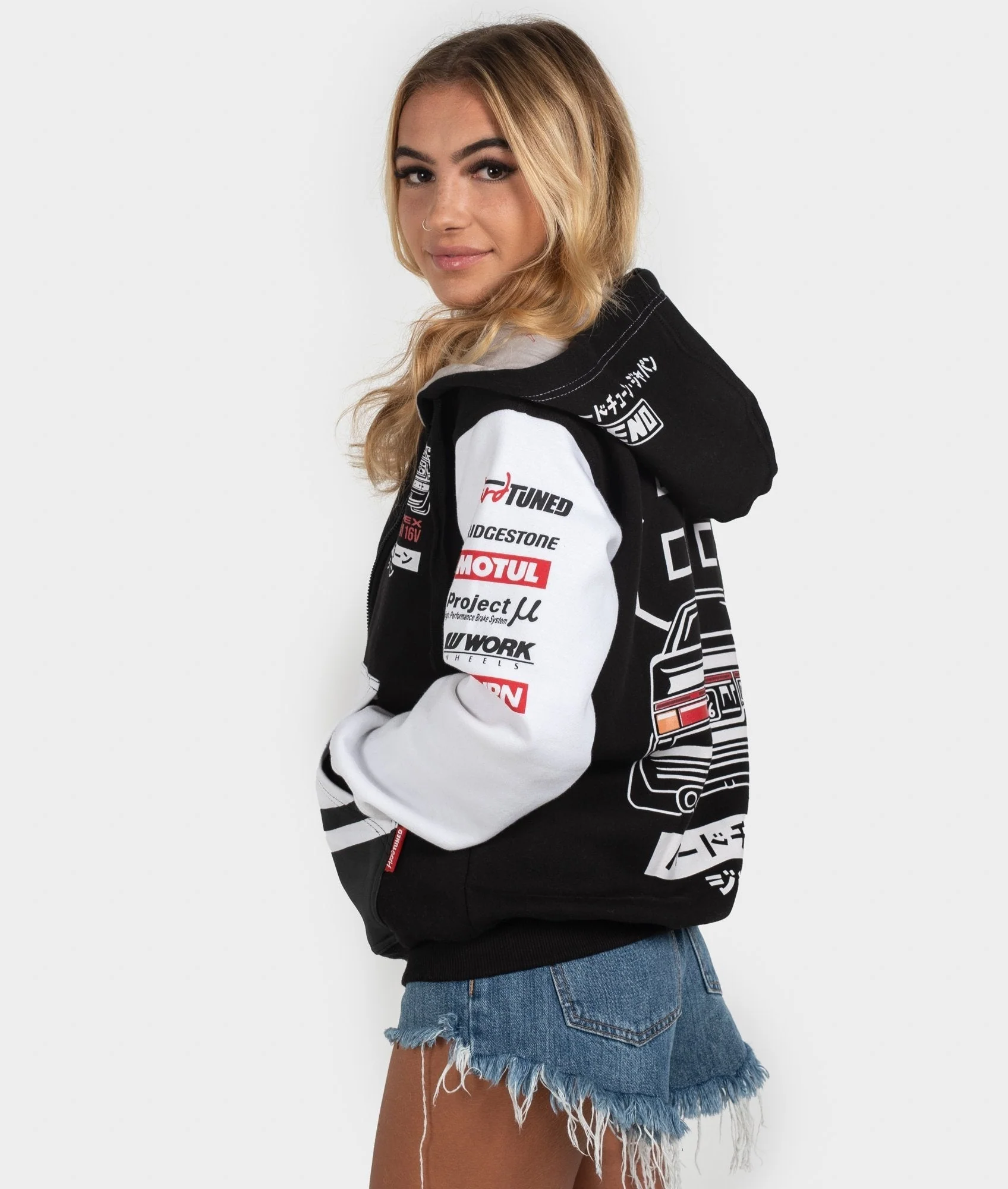 Toyota AE86 Trueno Womens Hoodie - Image 7