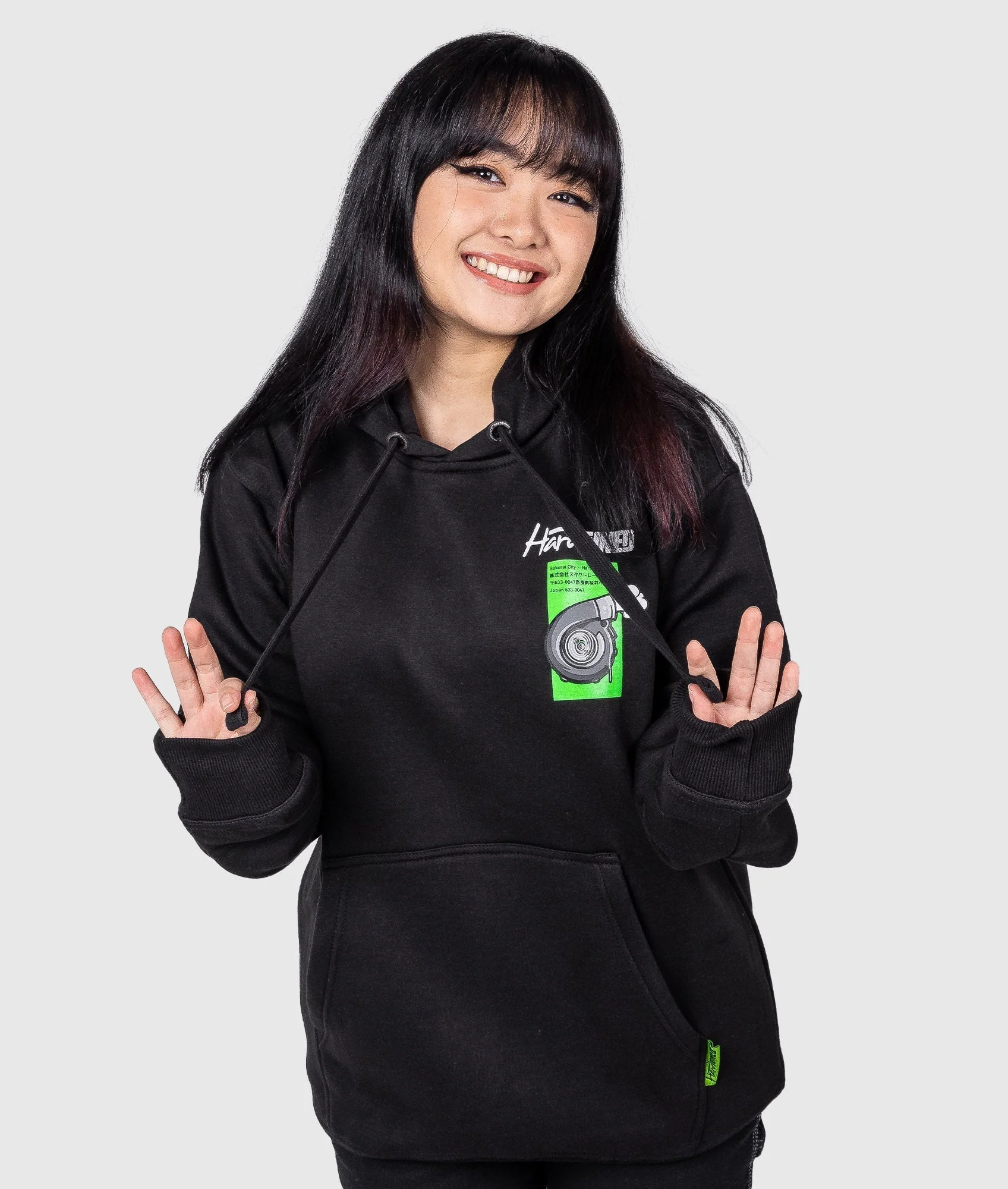 Women's Turbo Bunny Hoodie - Black - Image 6