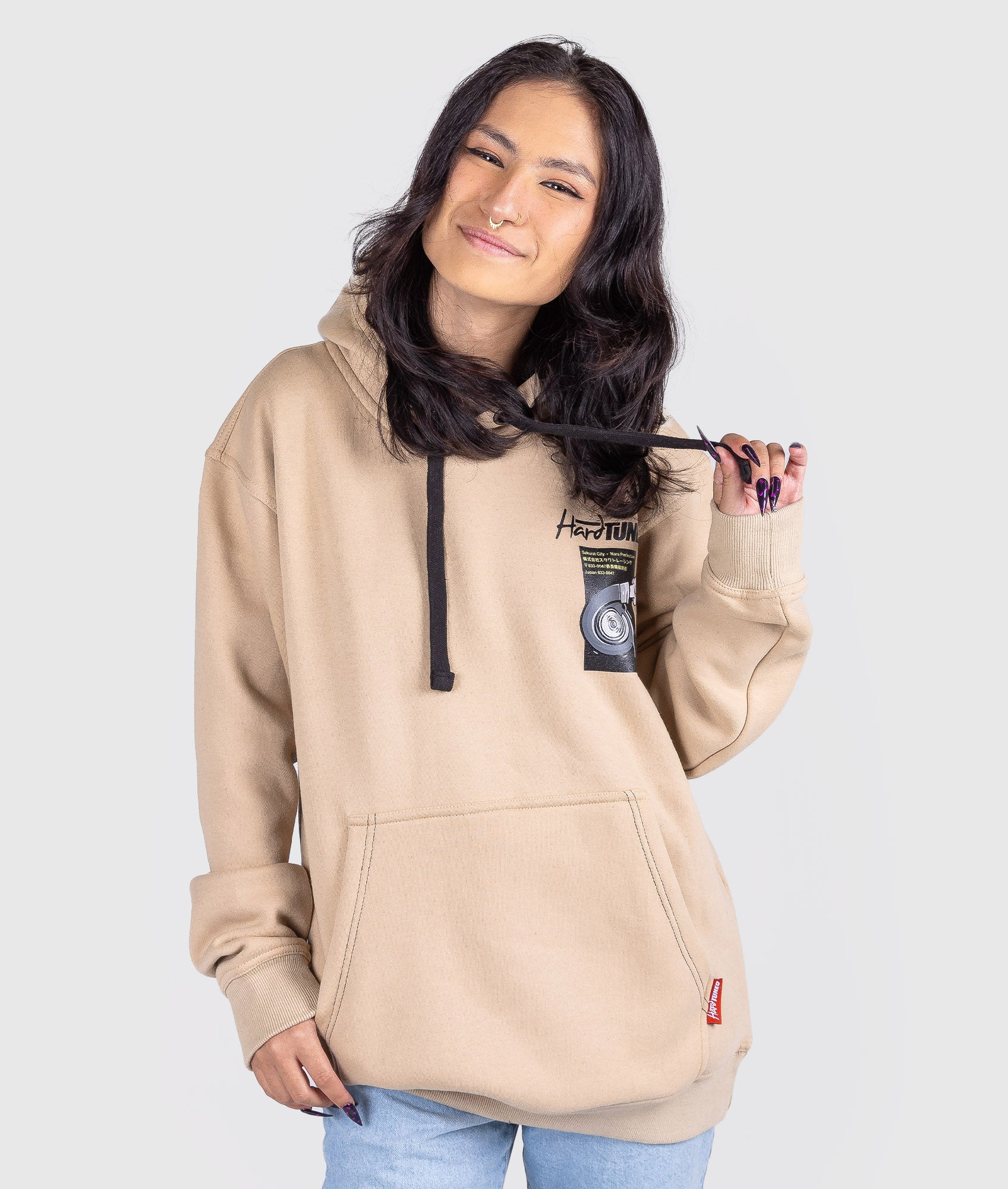 Women's Turbo Bunny Hoodie - Tan - Image 6