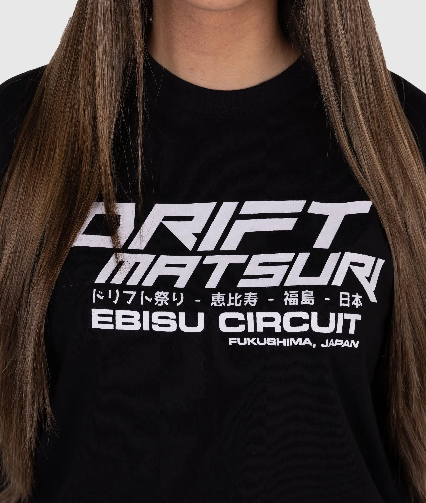 Womens Drift Matsuri Track Tee - Black - Image 3
