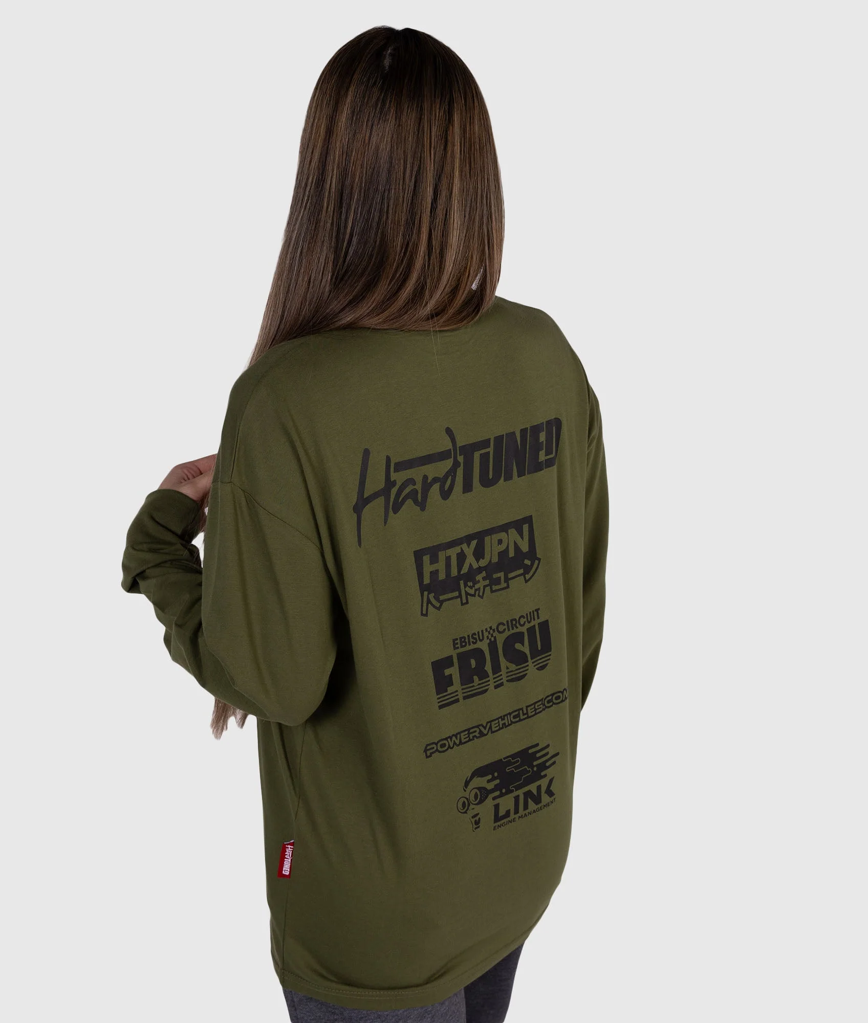 Womens Drift Matsuri Track Tee - Khaki - Image 9