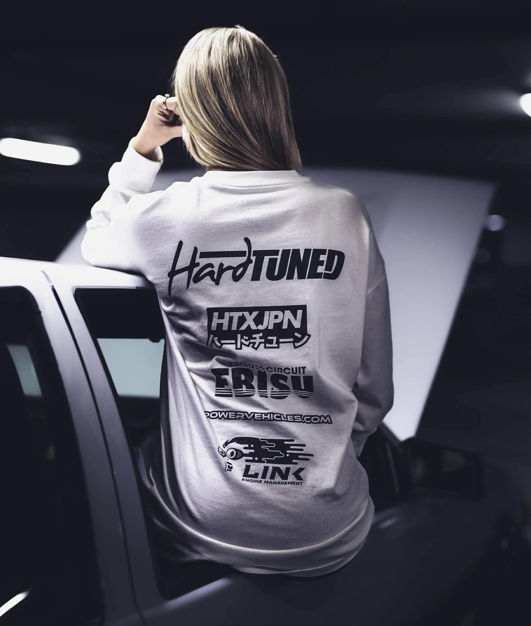 Womens Drift Matsuri Track Tee - White - Image 2