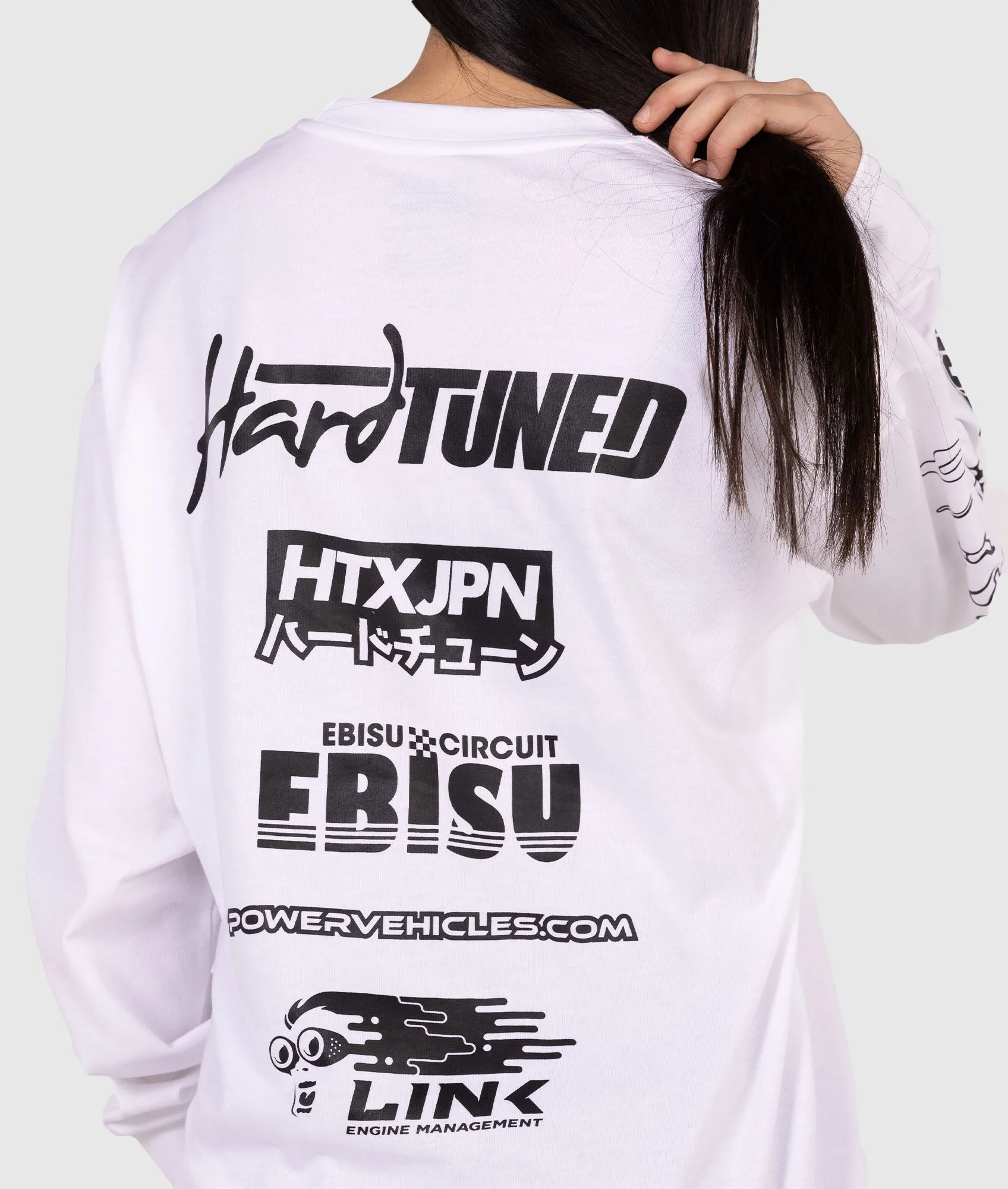 Womens Drift Matsuri Track Tee - White - Image 4