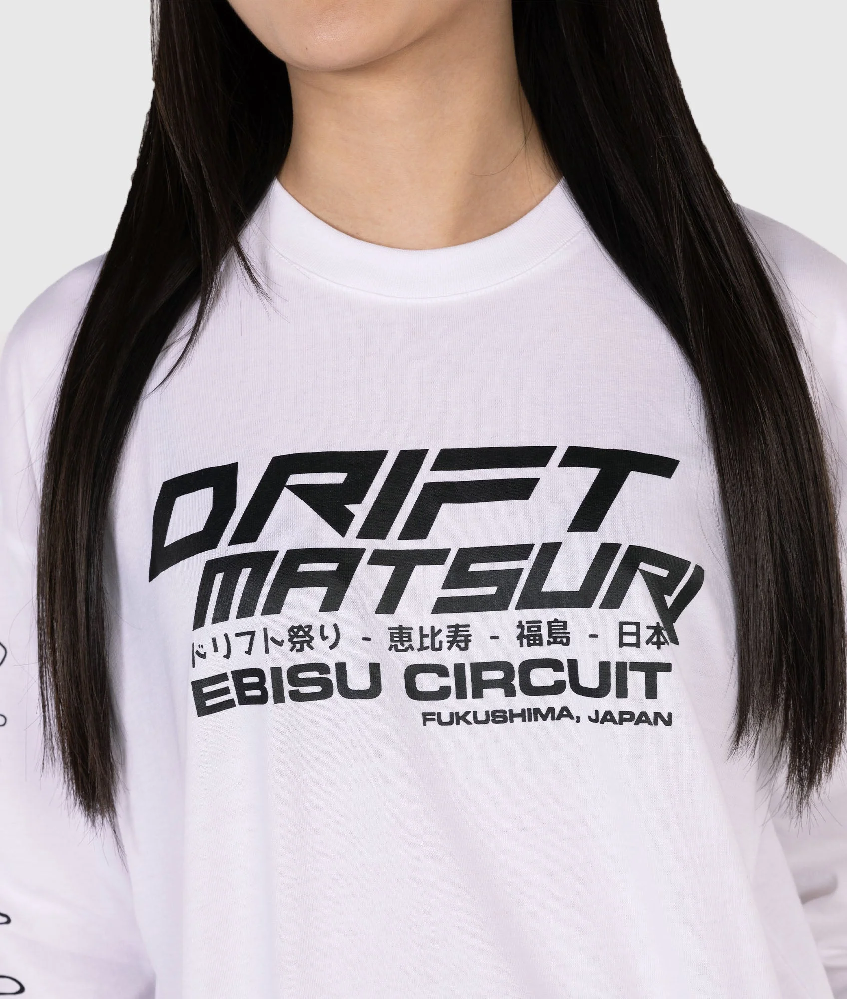 Womens Drift Matsuri Track Tee - White - Image 6