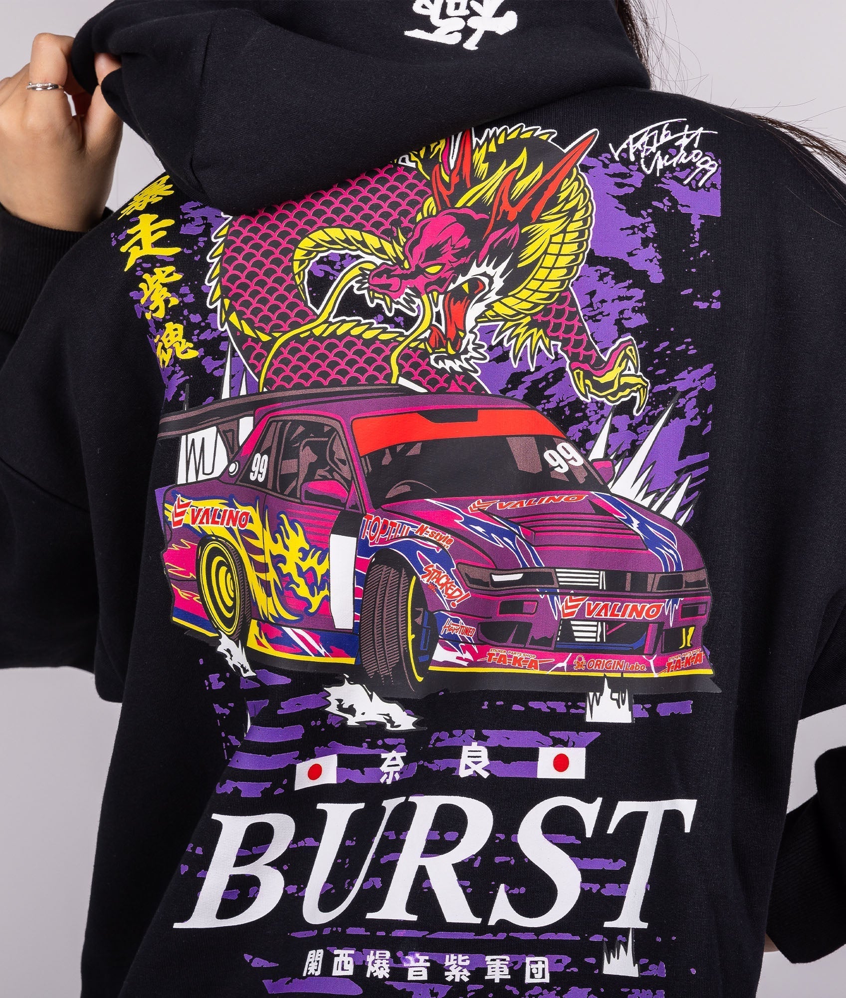 Women's Team Burst! Hoodie (Naoki Nakamura) - Image 4