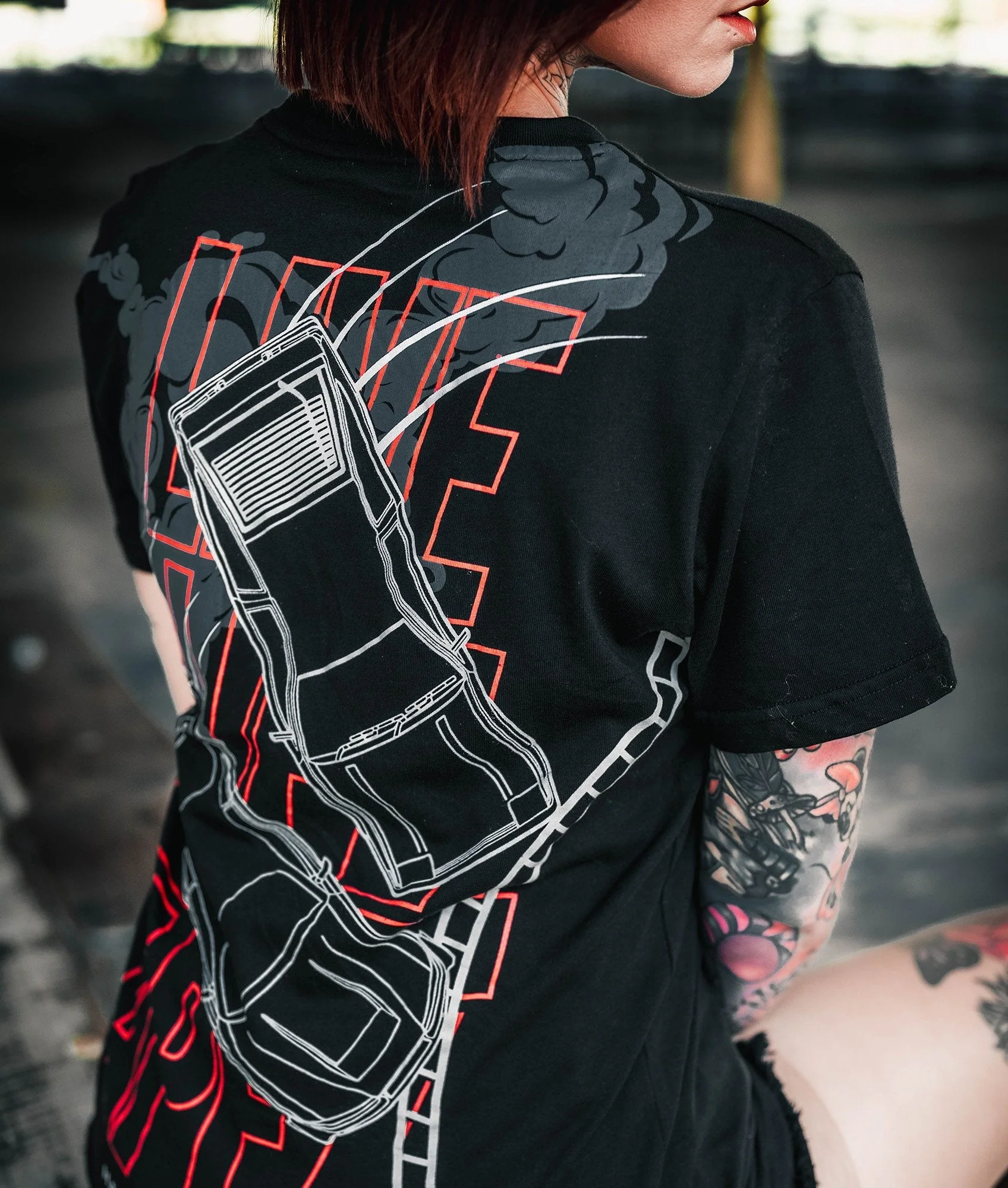 Life on the Apex Tee - Black - Image 2