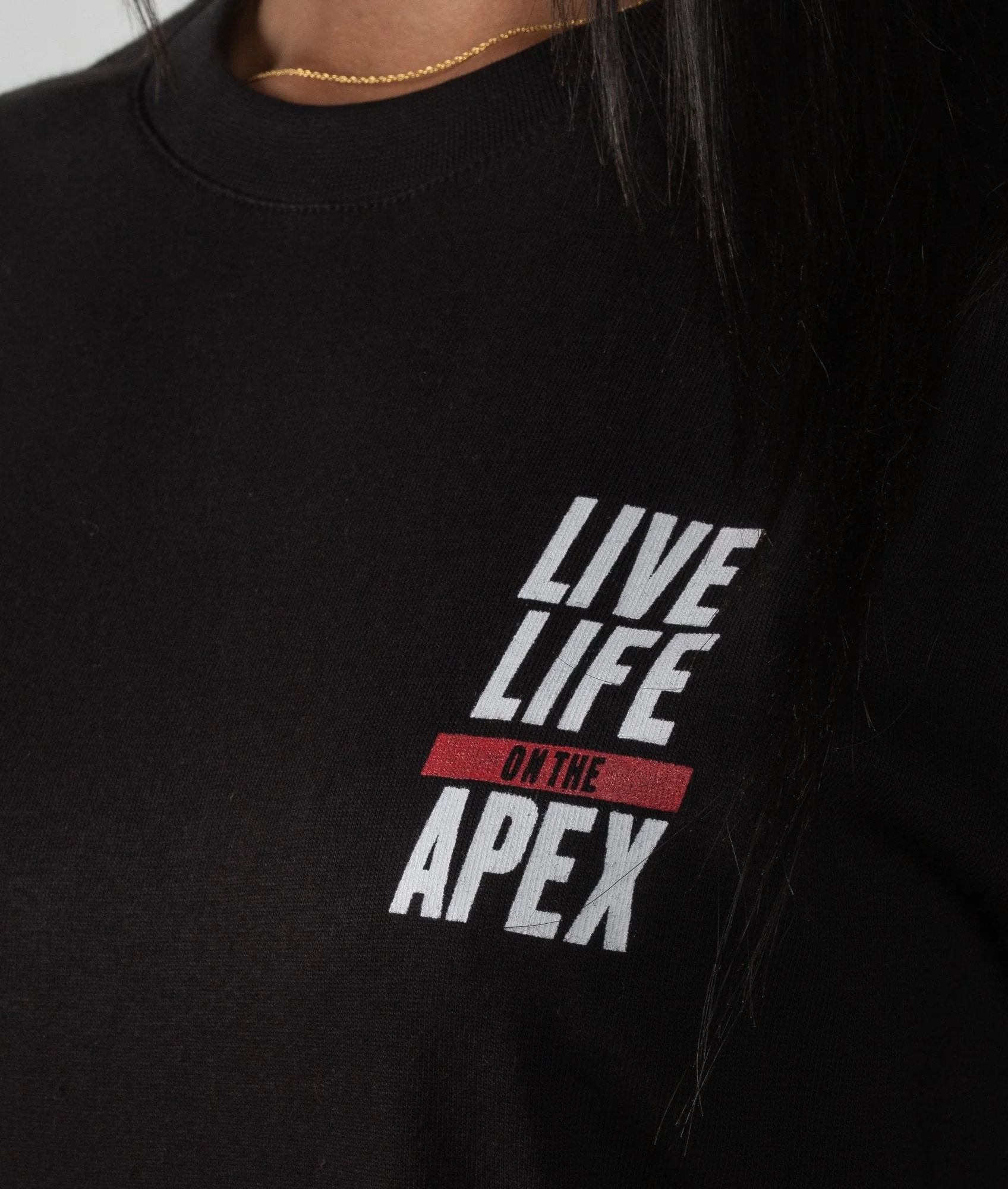 Life on the Apex Tee - Black - Image 4