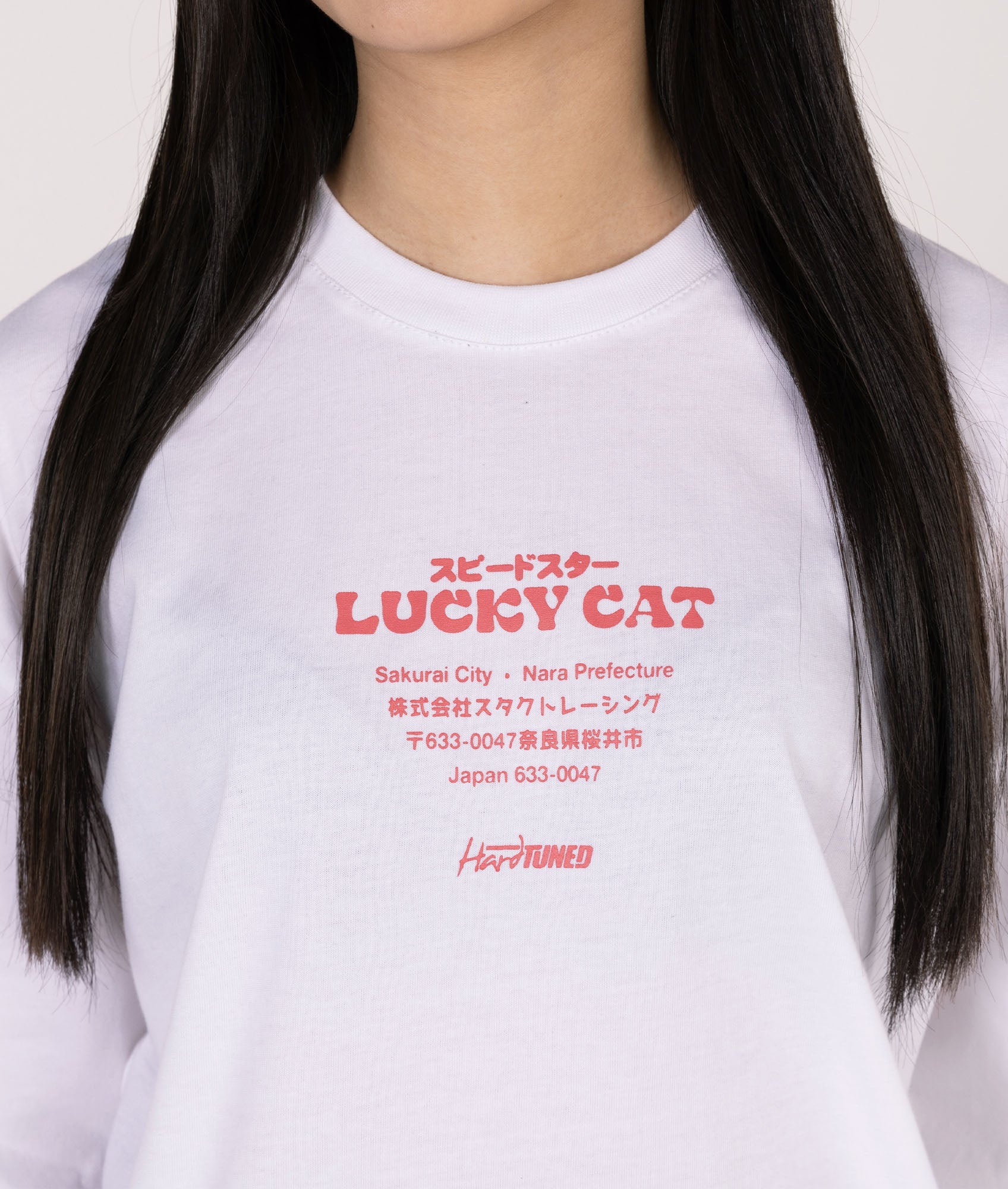 Womens Lucky Cat Longsleeve Tee - Image 5