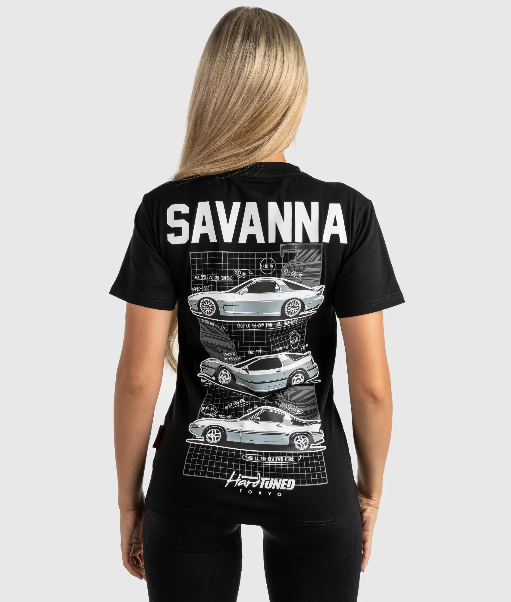 Womens Mazda RX7 Generations Tee - Image 4