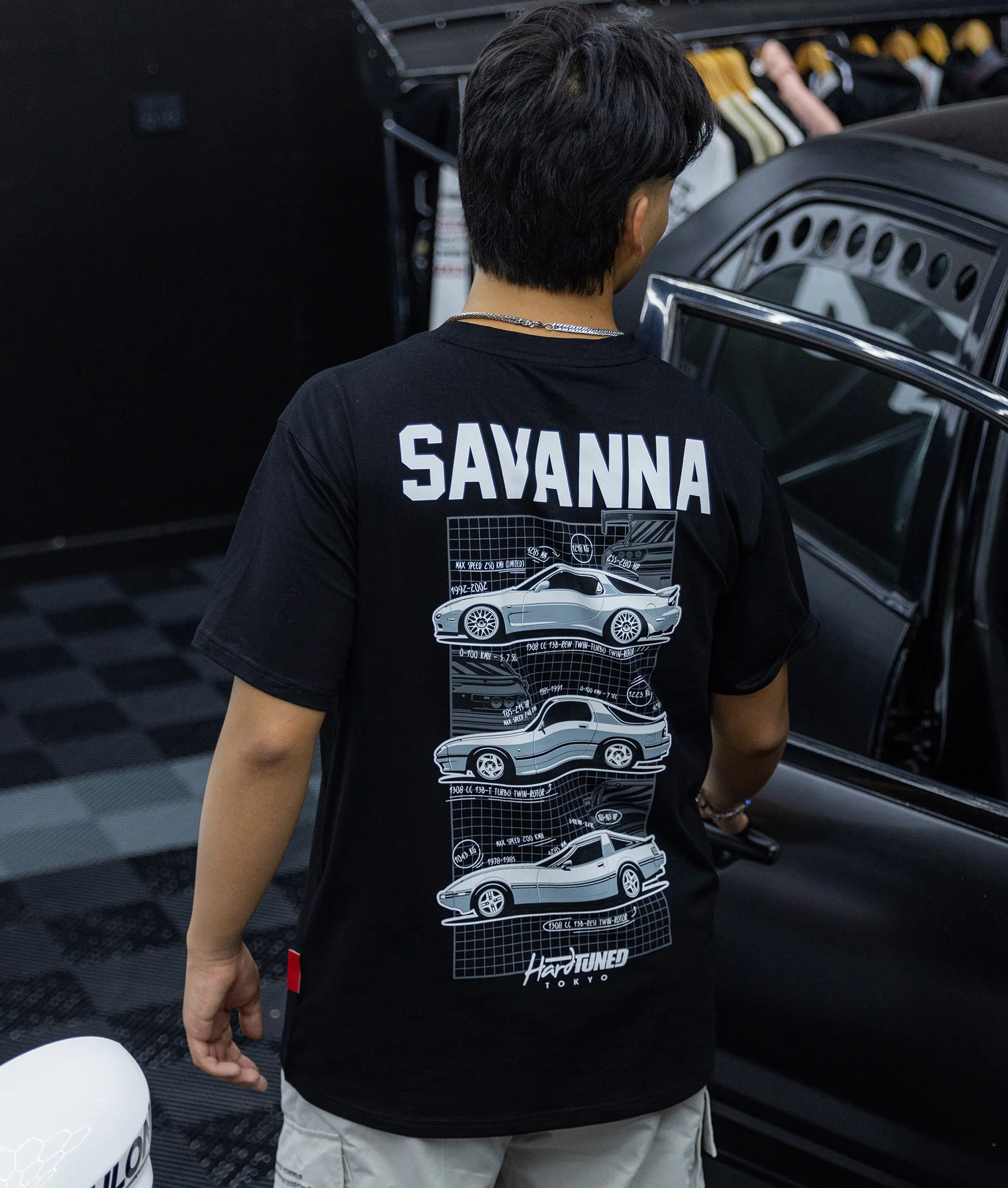 Womens Mazda RX7 Generations Tee - Image 6