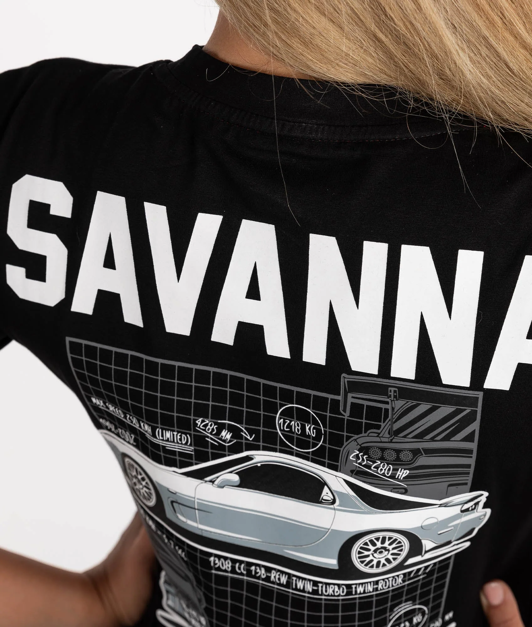 Womens Mazda RX7 Generations Tee - Image 7