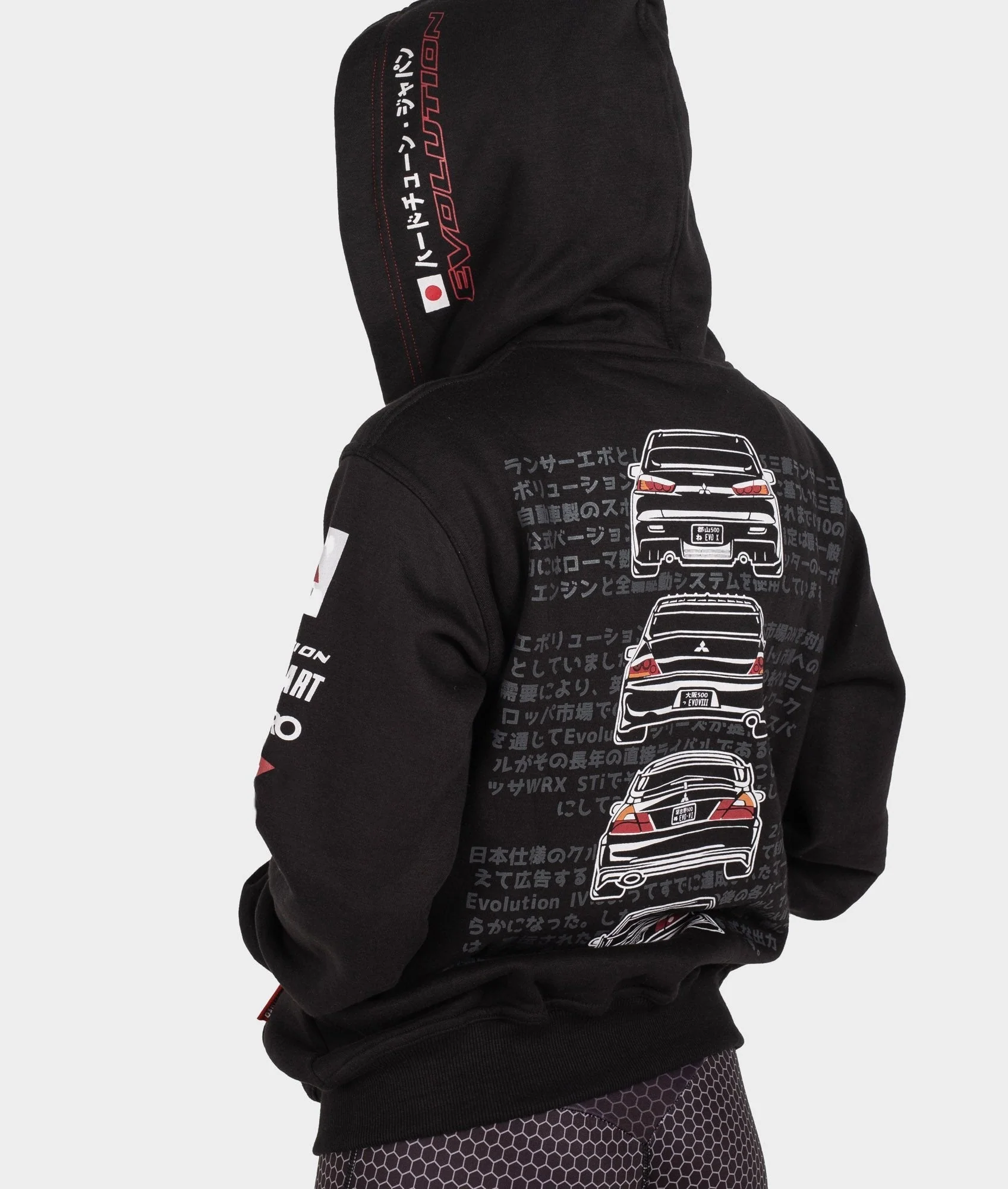 Mitsubishi Evolution Womens Hoodie - Image 5